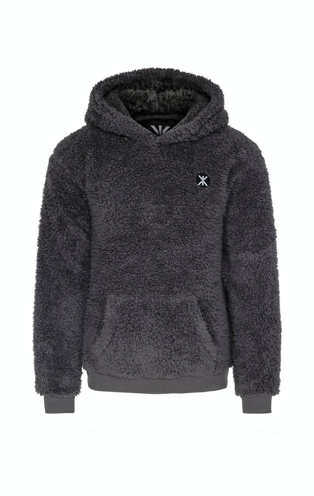 Teddy Fleece Hoodie Dark Grey Onepiece