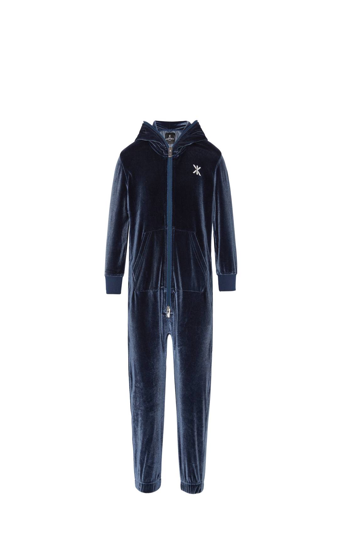 Original Velour Kids Jumpsuit Navy - Onepiece