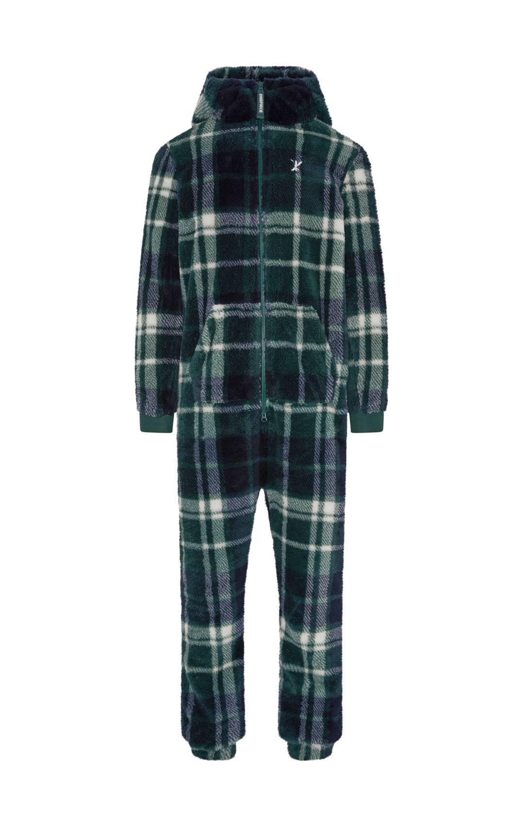 ワンピース pois square poodle onepiece Puppy Jumpsuit 3.0 Green Check - Onepiece