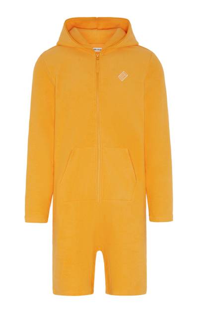 【EEUN】Towel Jumpsuit Towel Club X Onepiece Towel Jumpsuit Orange - Onepiece
