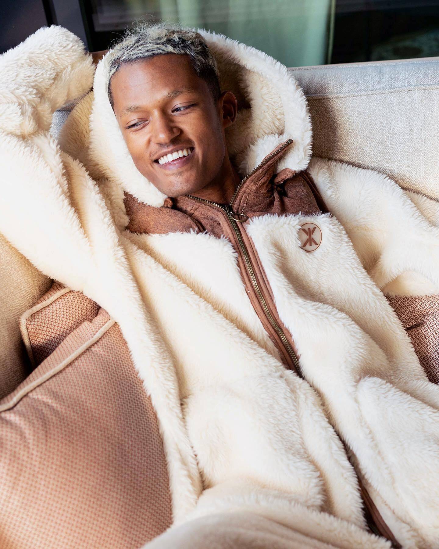 The New Vegan Shearling Jumpsuit Off White - Onepiece