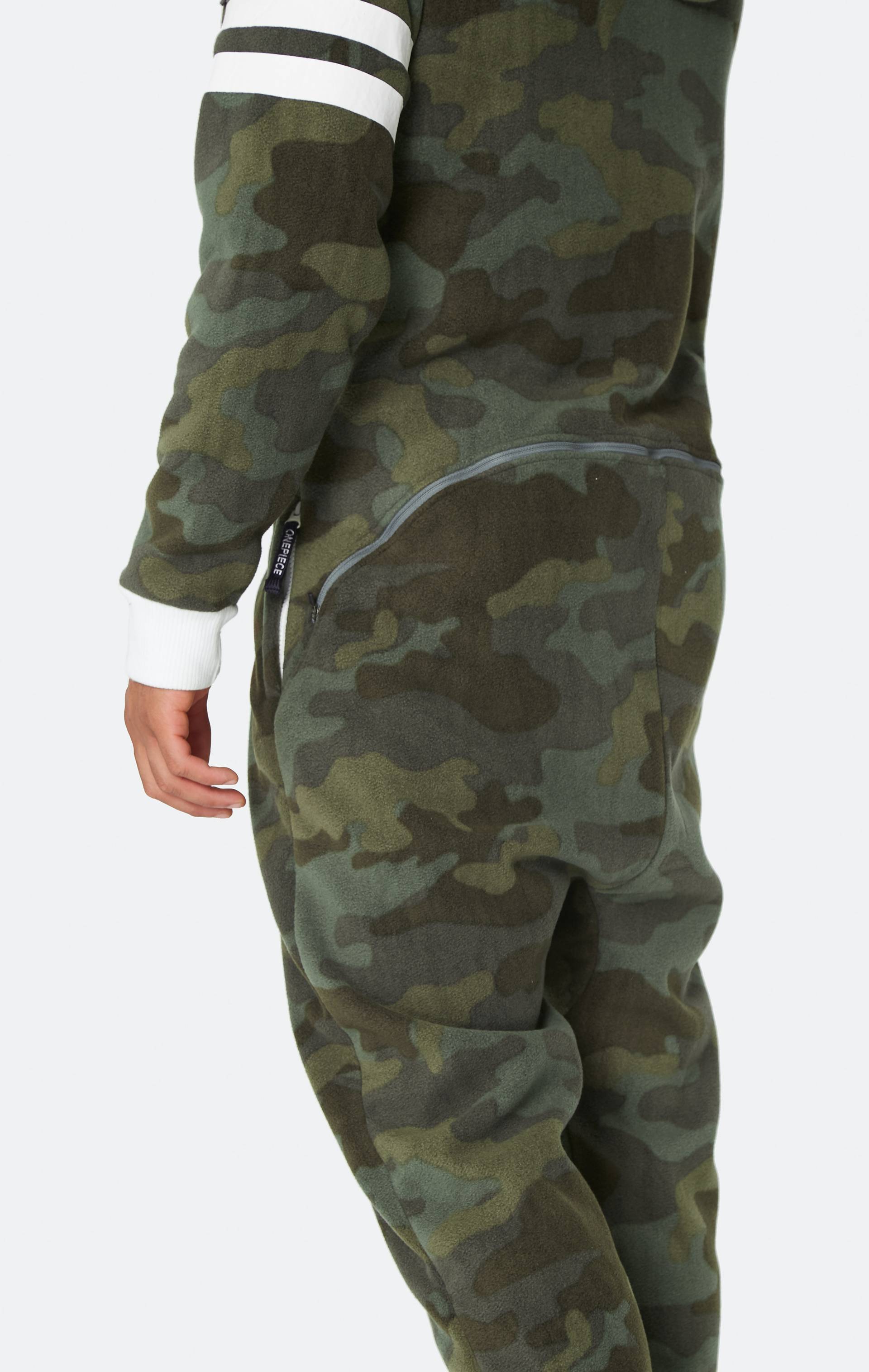 Onepiece Alps Camo Fleece Jumpsuit Army - 5