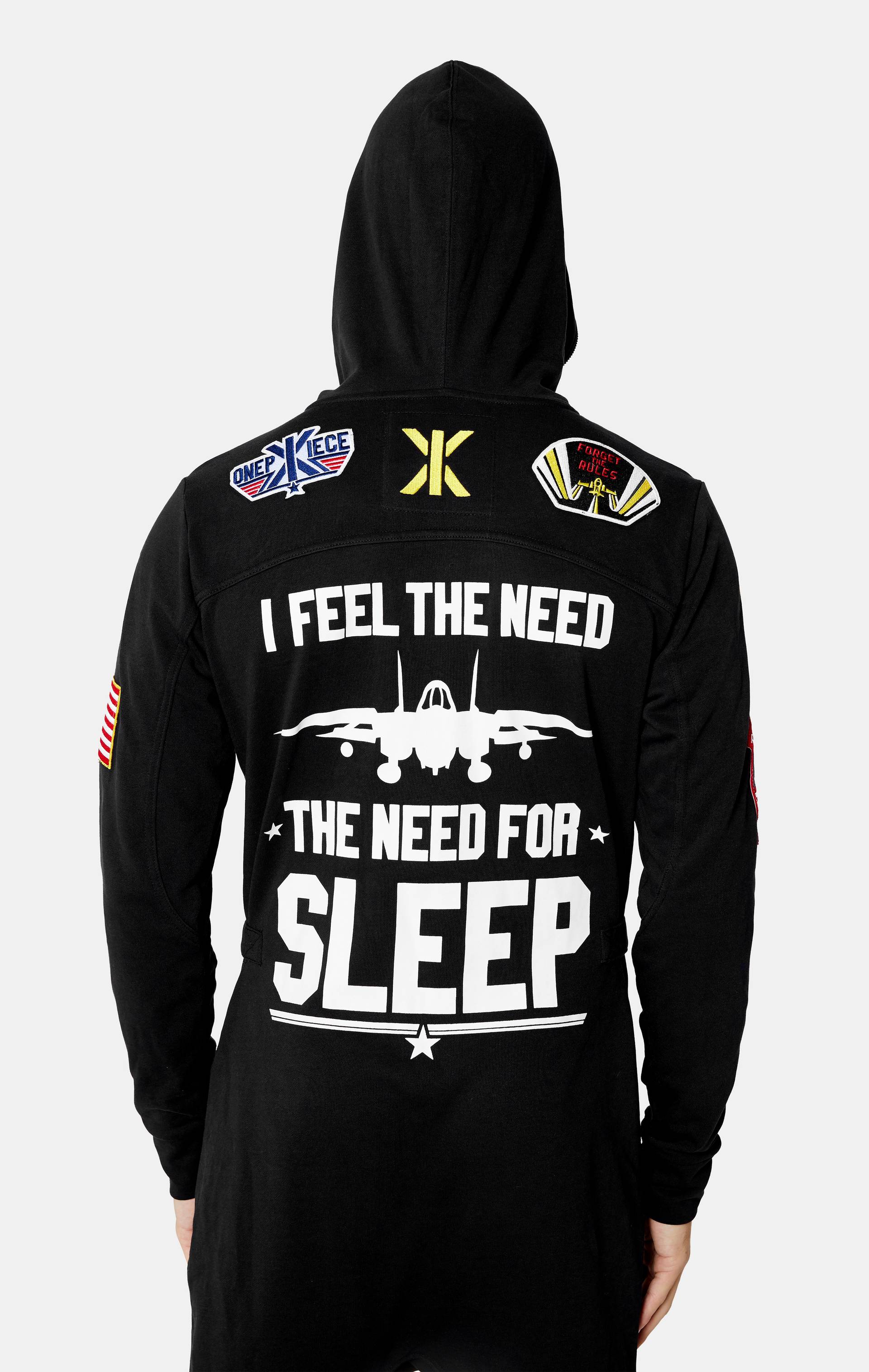 Aviator Onesie Black