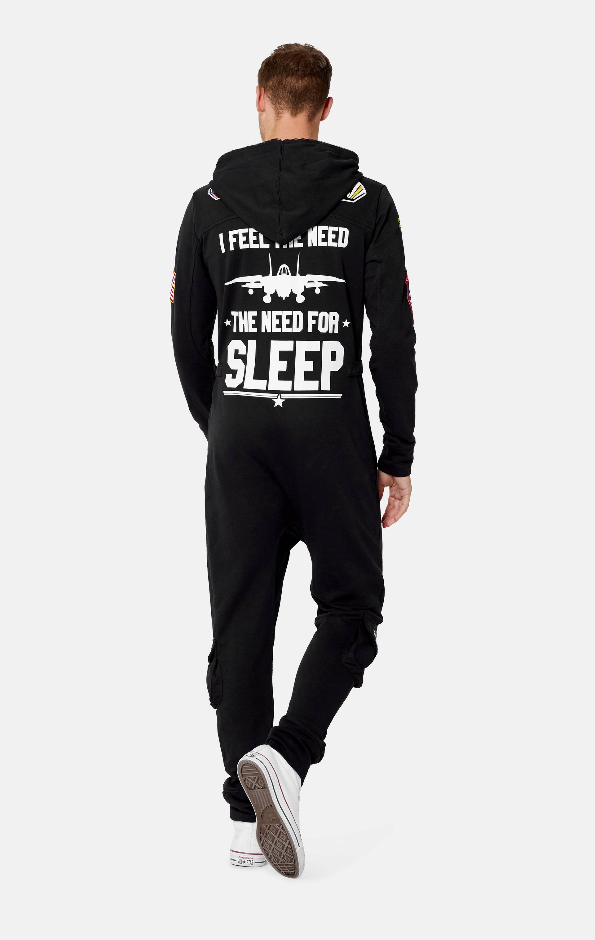 Aviator Onesie Black