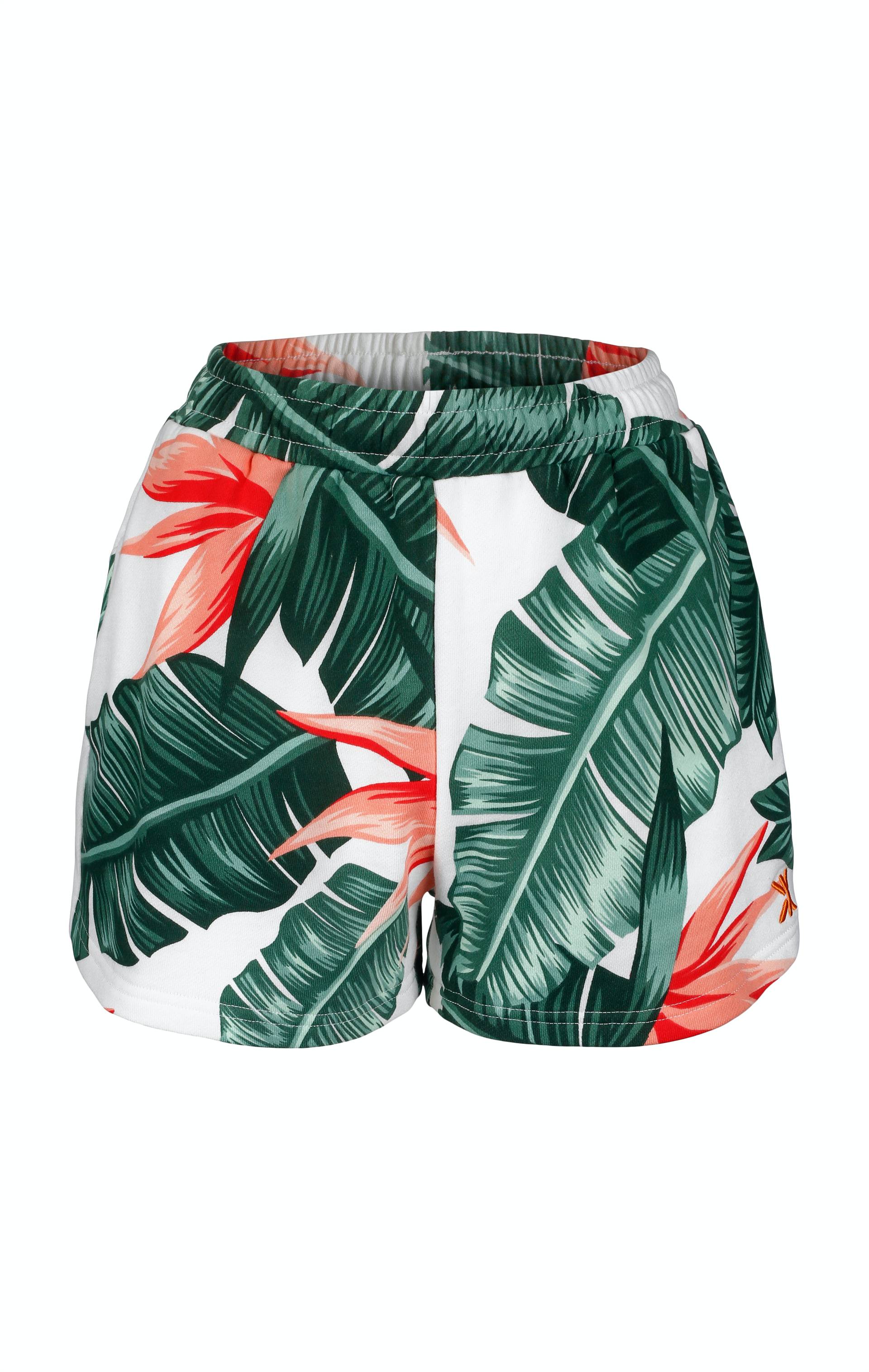 Onepiece Beverly Hills Womens Shorts Off White Print - 1