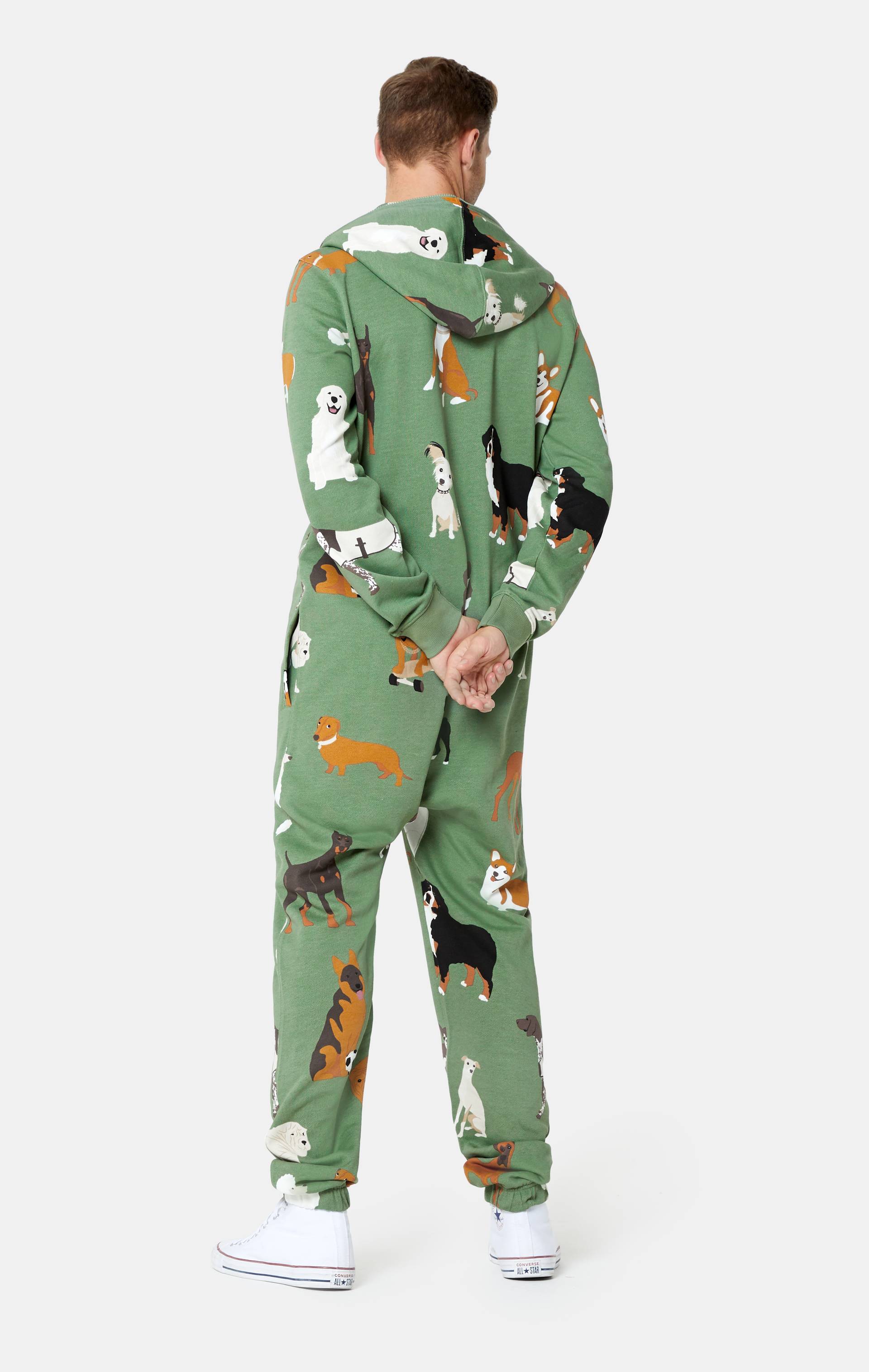 Onepiece Dogs Out Jumpsuit Green - 3