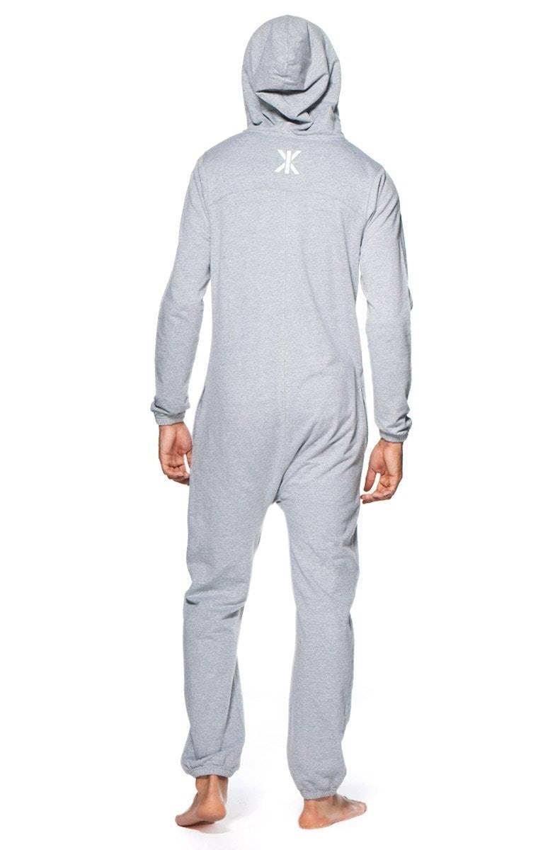 Onepiece Mono Onesie Grey Melange - 4