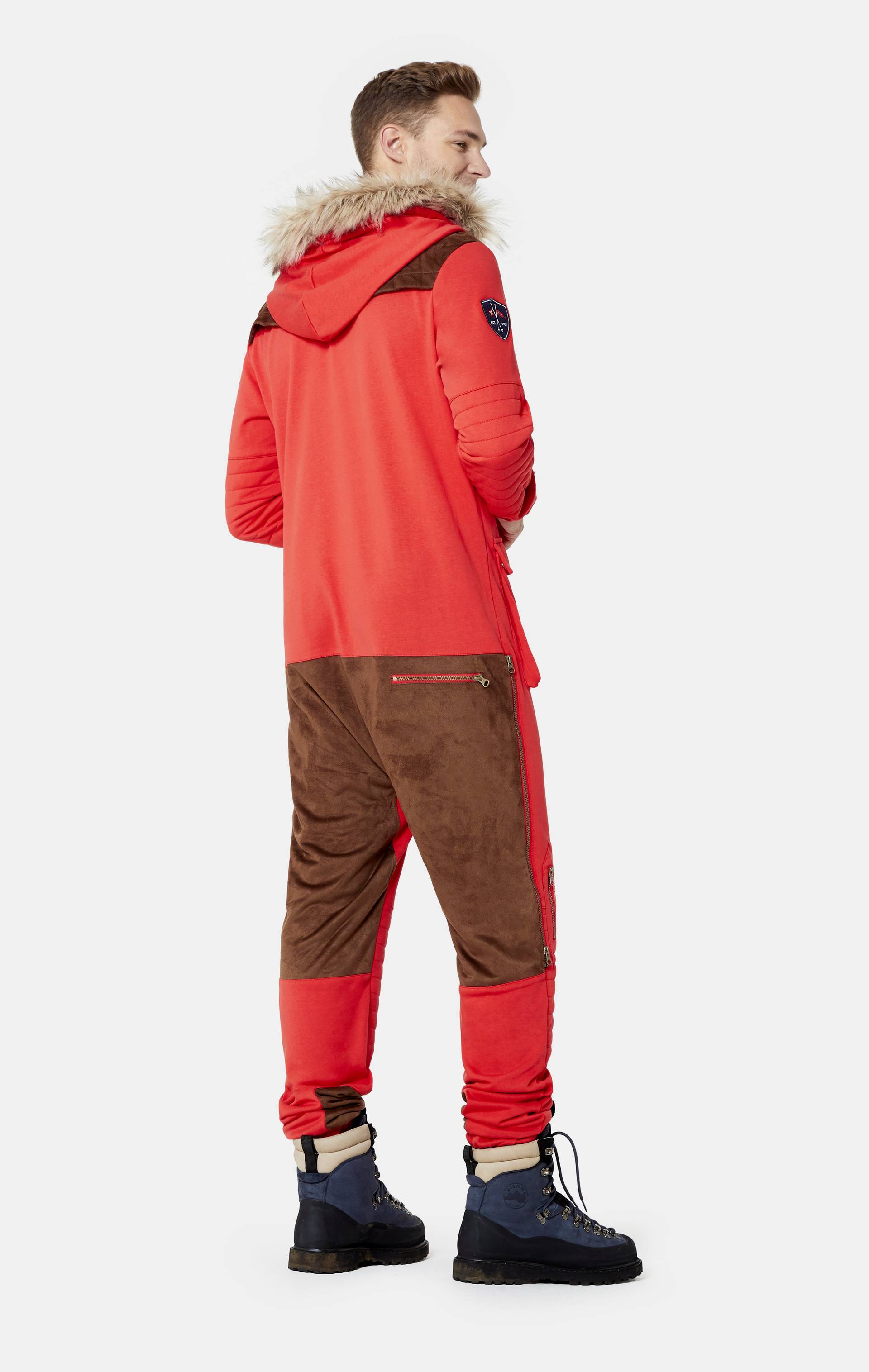 Onepiece Mountain Climber Jumpsuit Red - 3