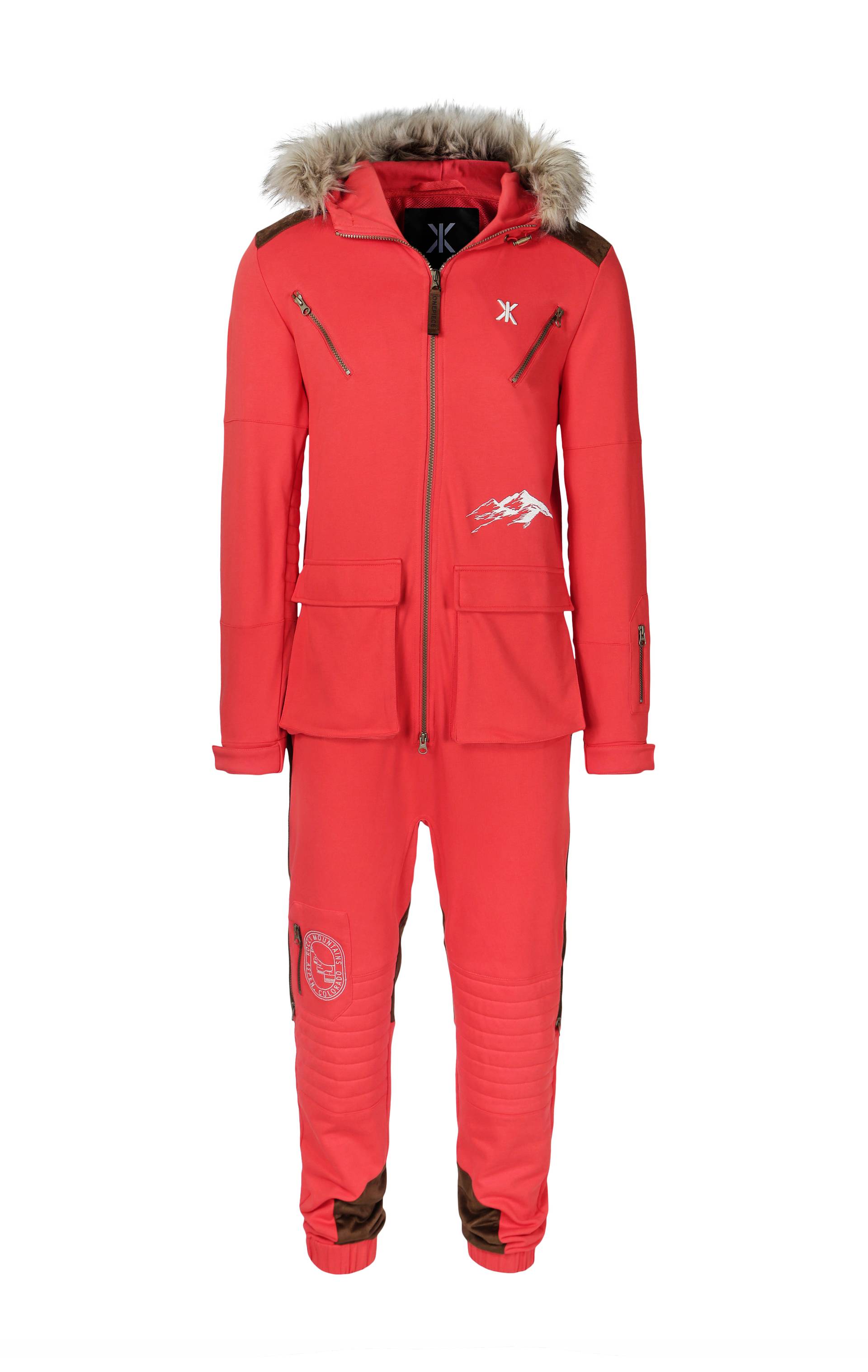 Onepiece Mountain Climber Jumpsuit Red - 1