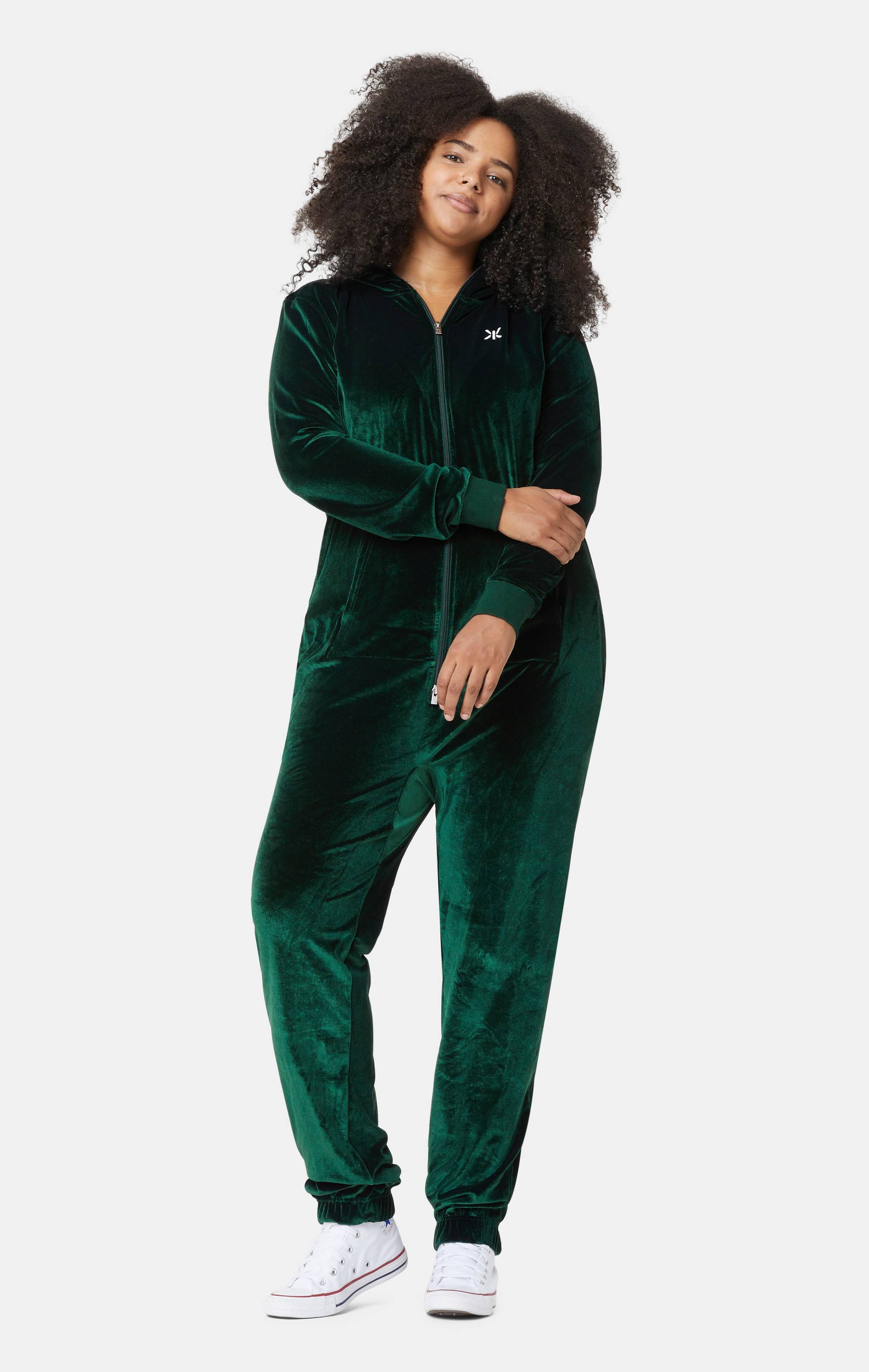 Onepiece Original Velour Jumpsuit Green - 11