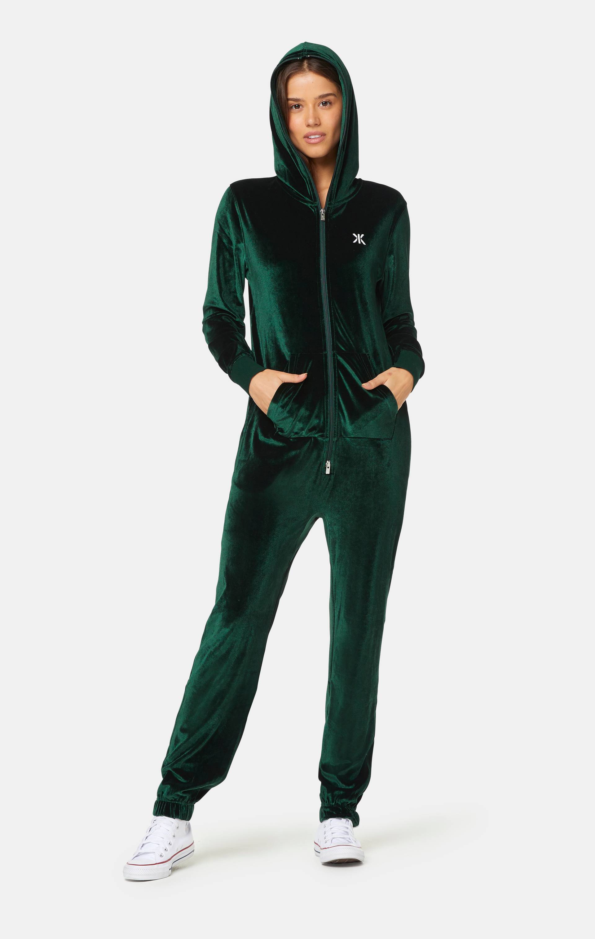 Onepiece Original Velour Jumpsuit Green - 9