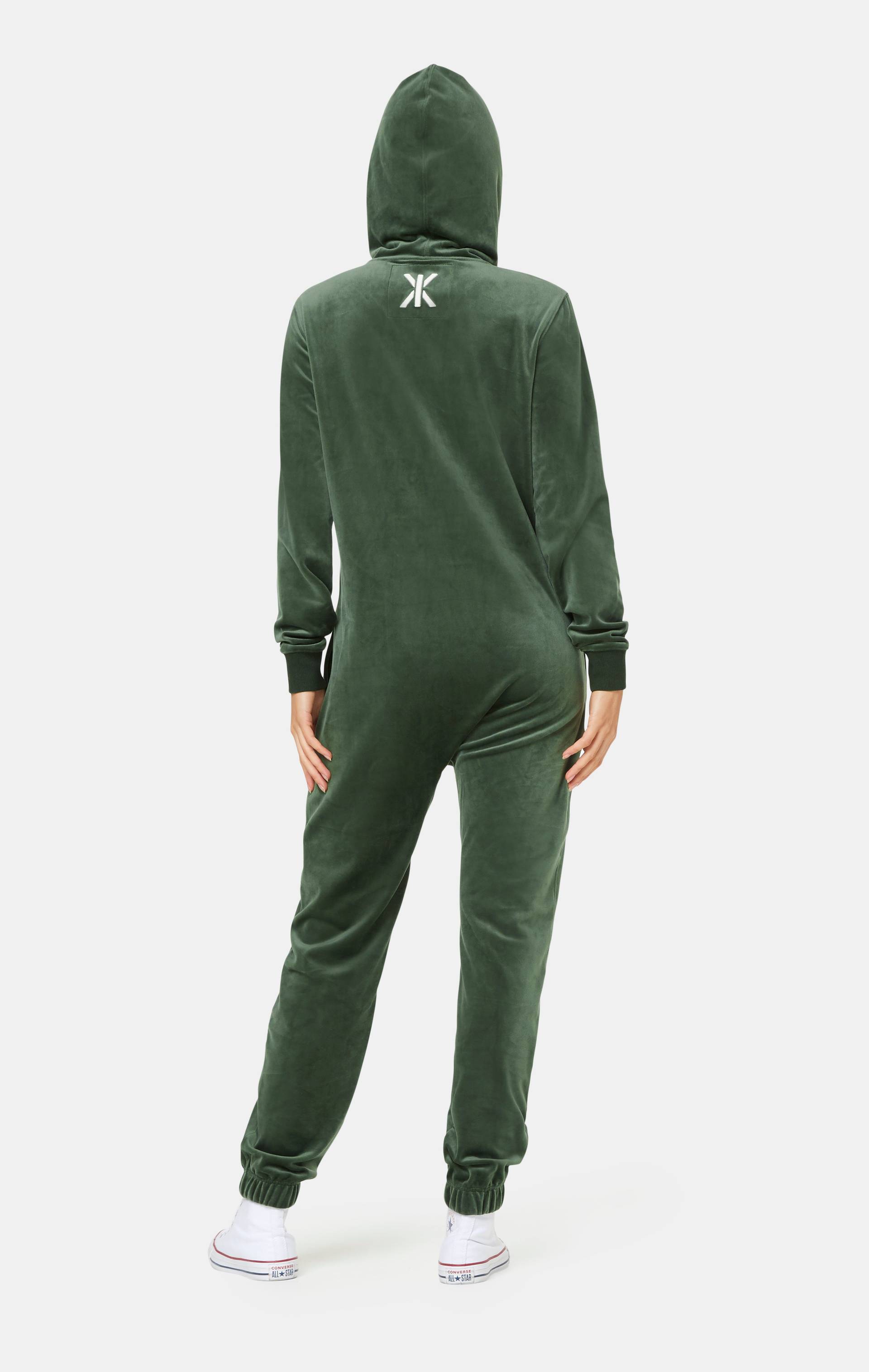 Onepiece Original Velvet Jumpsuit Green - 7
