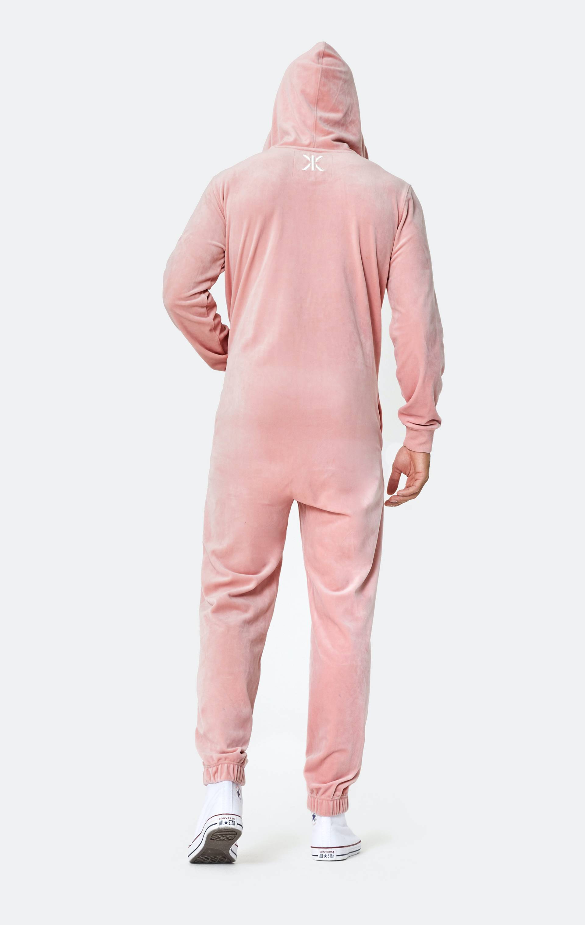 Onepiece Original Velvet Jumpsuit Soft Pink - 3