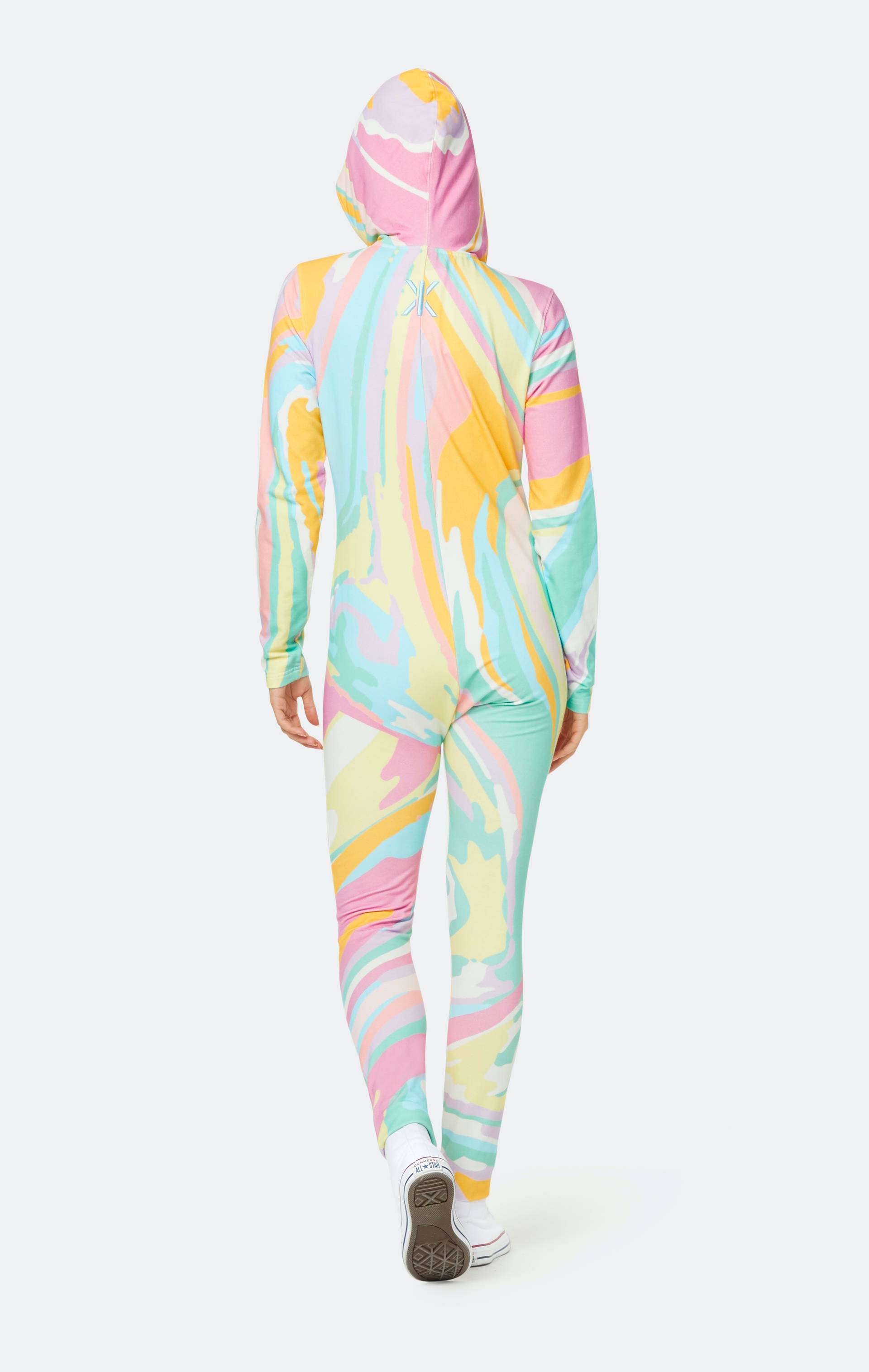 Onepiece Psychedelic Fitted Jumpsuit Multi - 5
