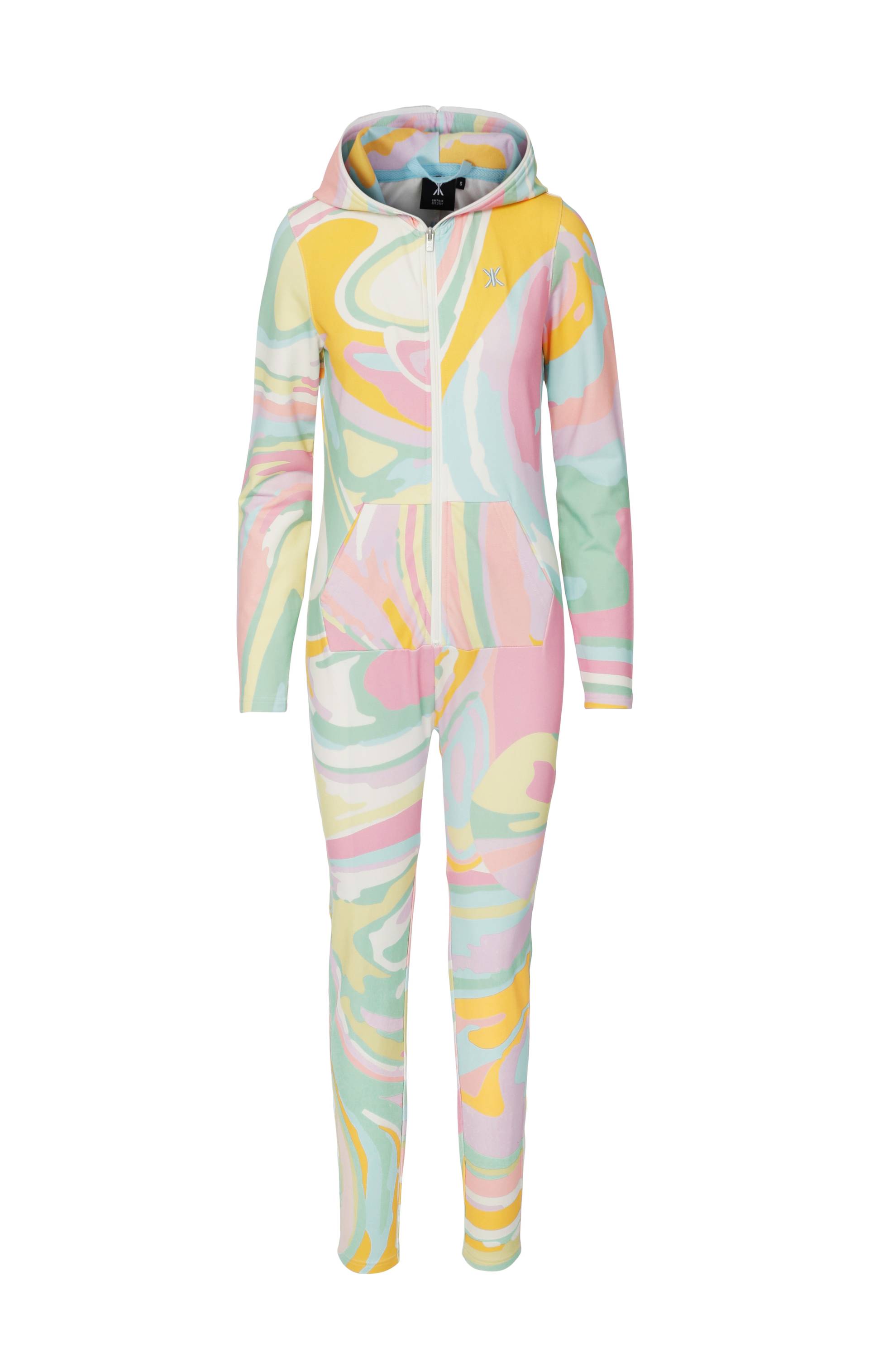 Onepiece Psychedelic Fitted Jumpsuit Multi - 1