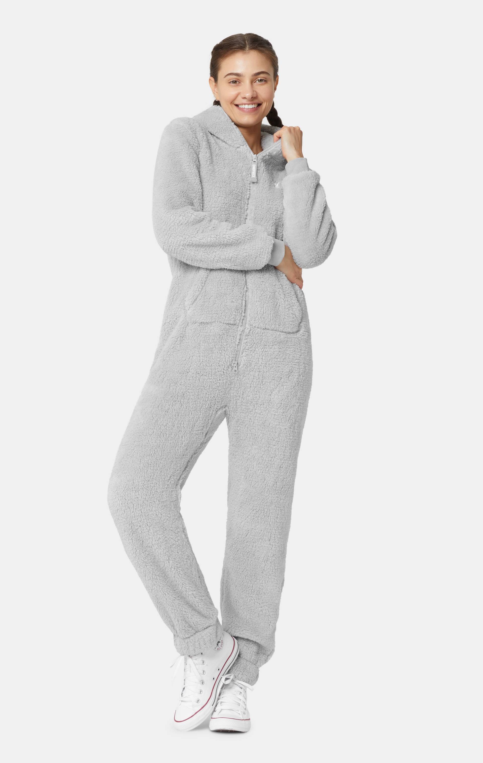 Onepiece The Puppy Jumpsuit Light Grey - 10