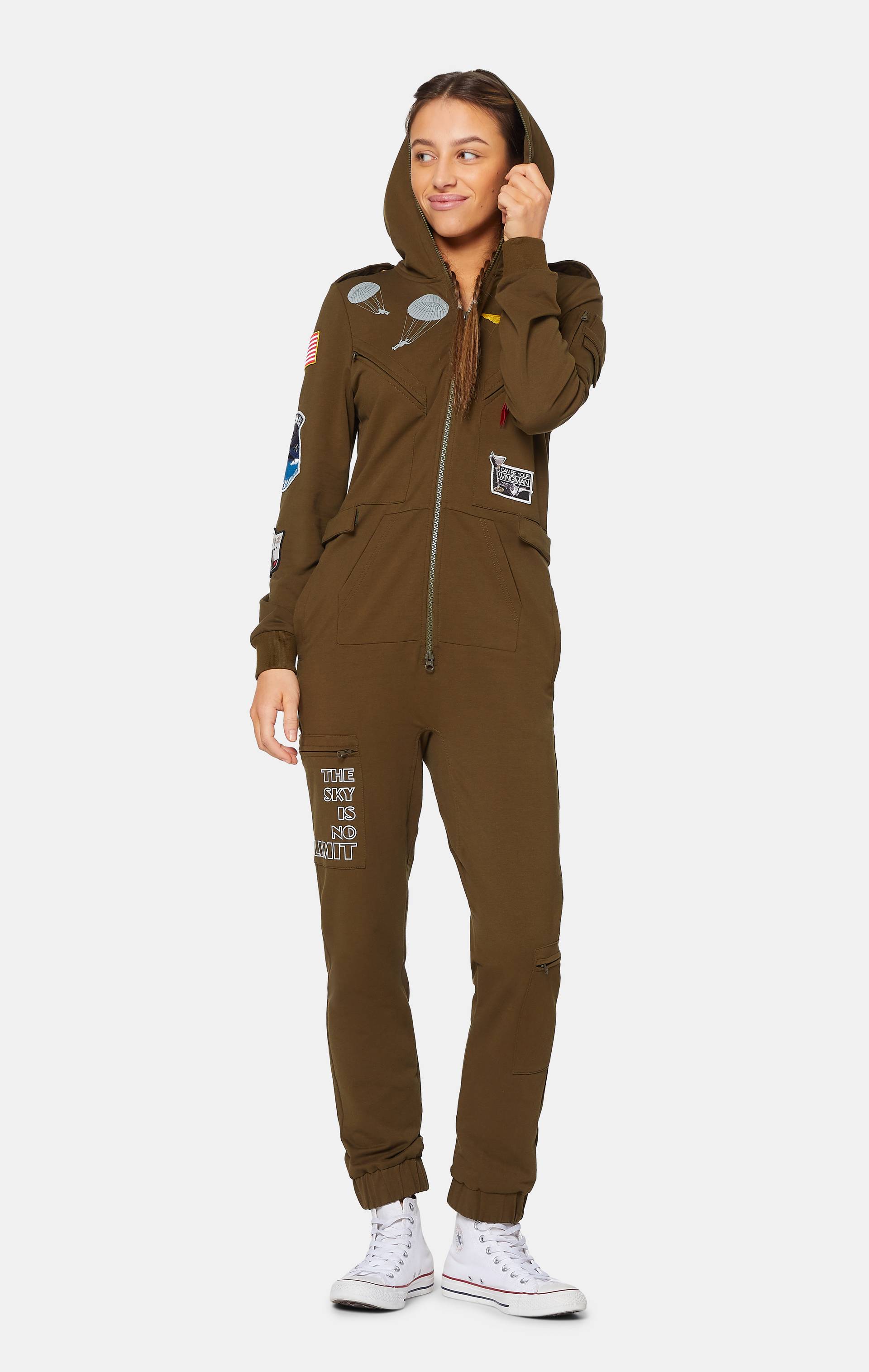 Onepiece The Wingman Jumpsuit Army Green - 12