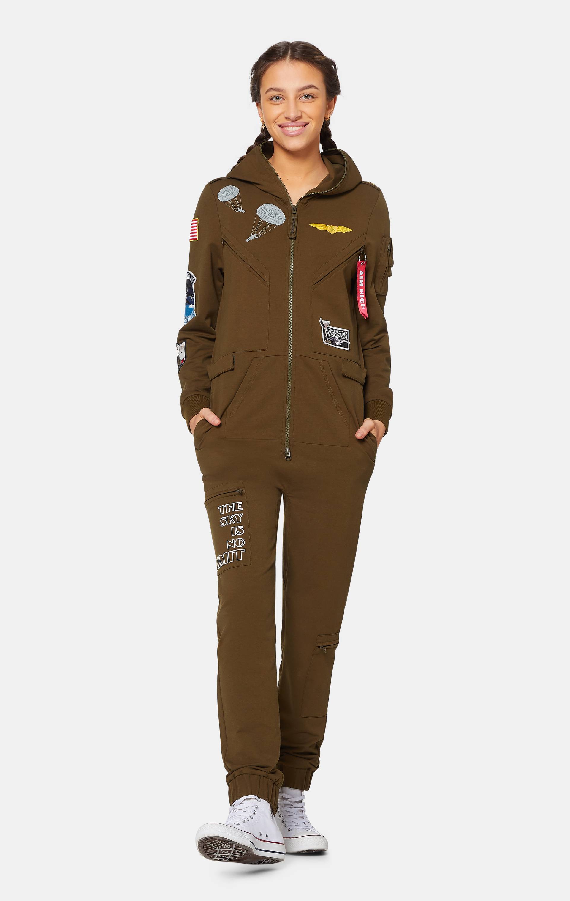 Onepiece The Wingman Jumpsuit Army Green - 9