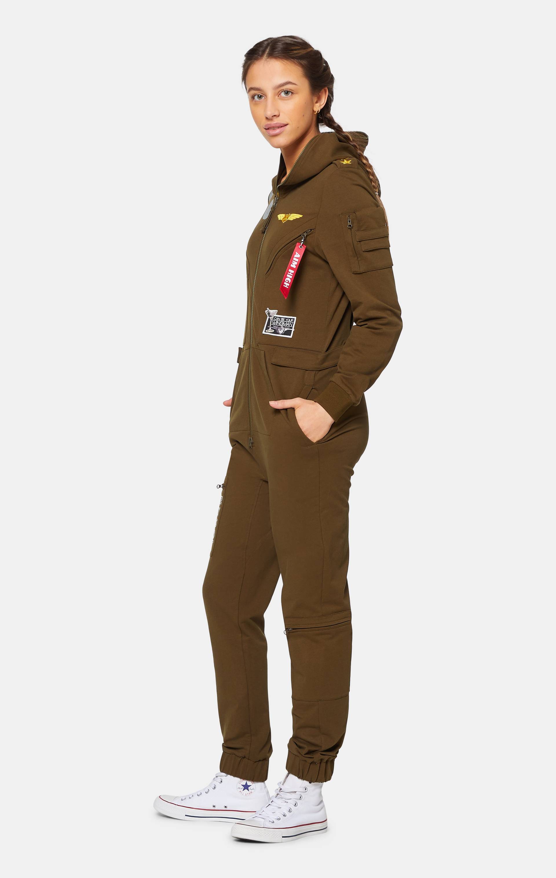 Onepiece The Wingman Jumpsuit Army Green - 10