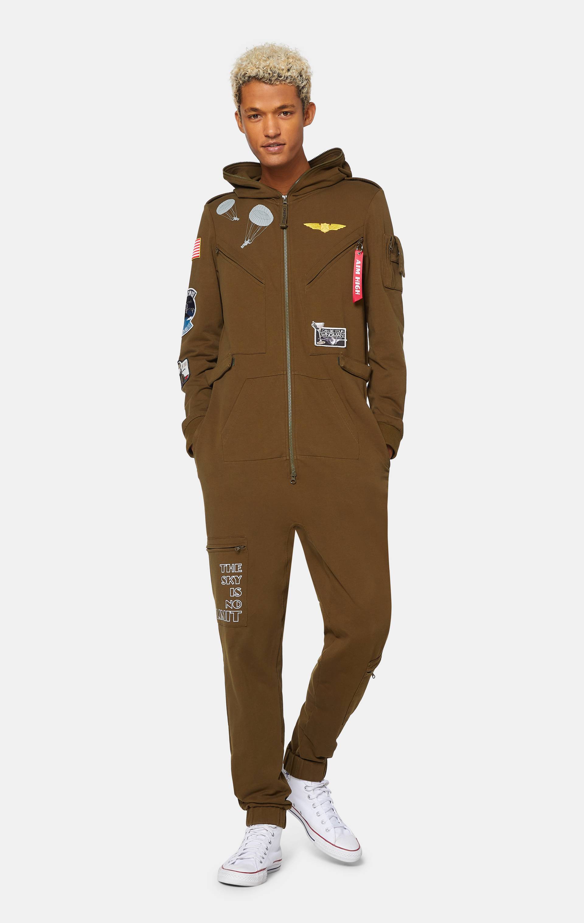 Onepiece The Wingman Jumpsuit Army Green - 8