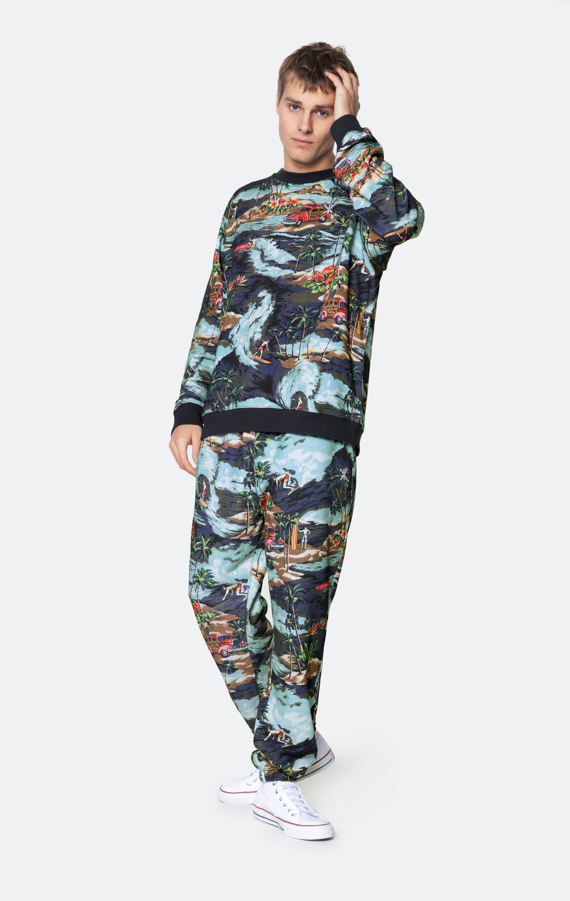 Onepiece The Vintage Hawaii Pant Blue Mix - 10