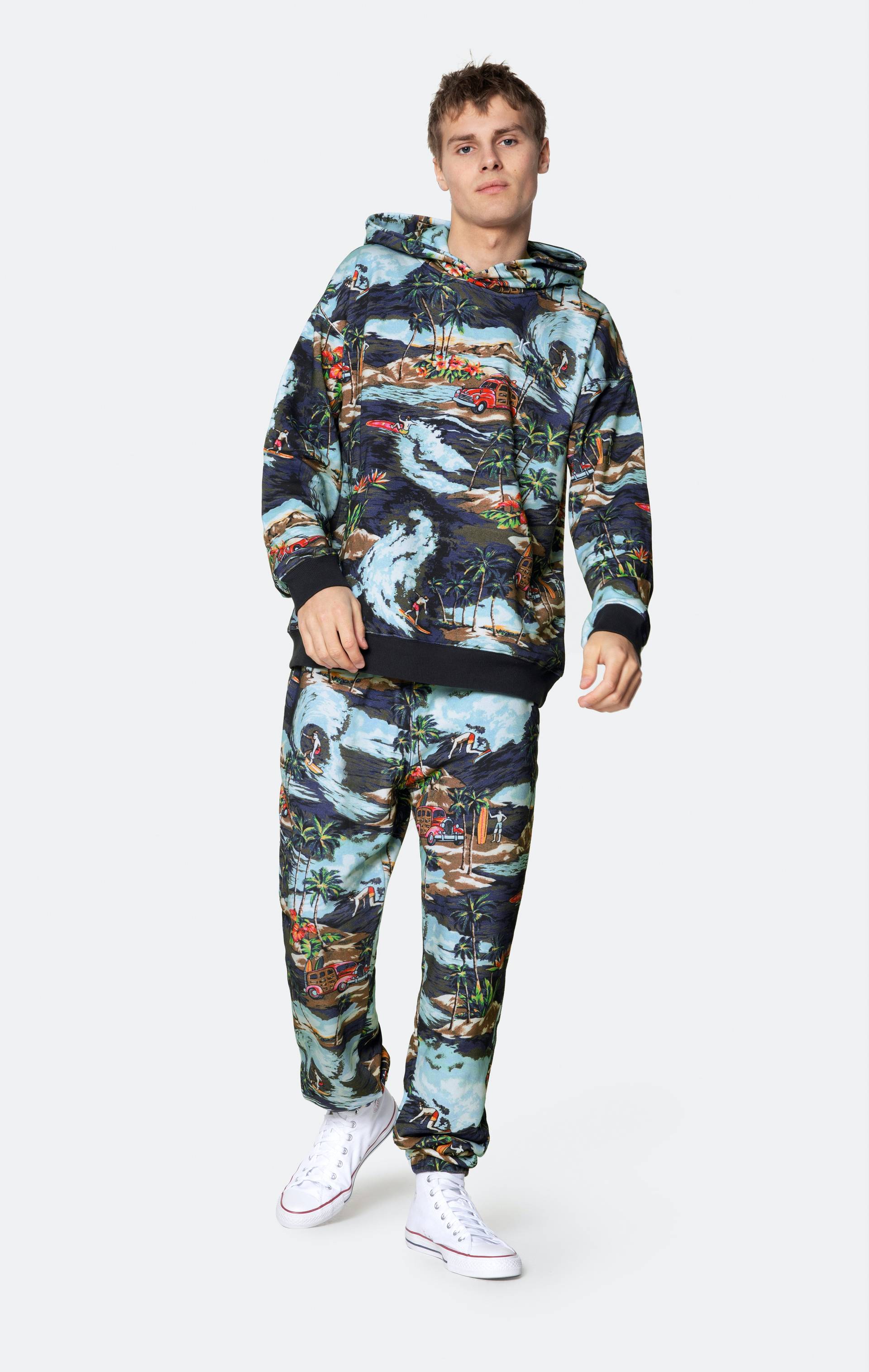 Onepiece The Vintage Hawaii Pant Blue Mix - 4