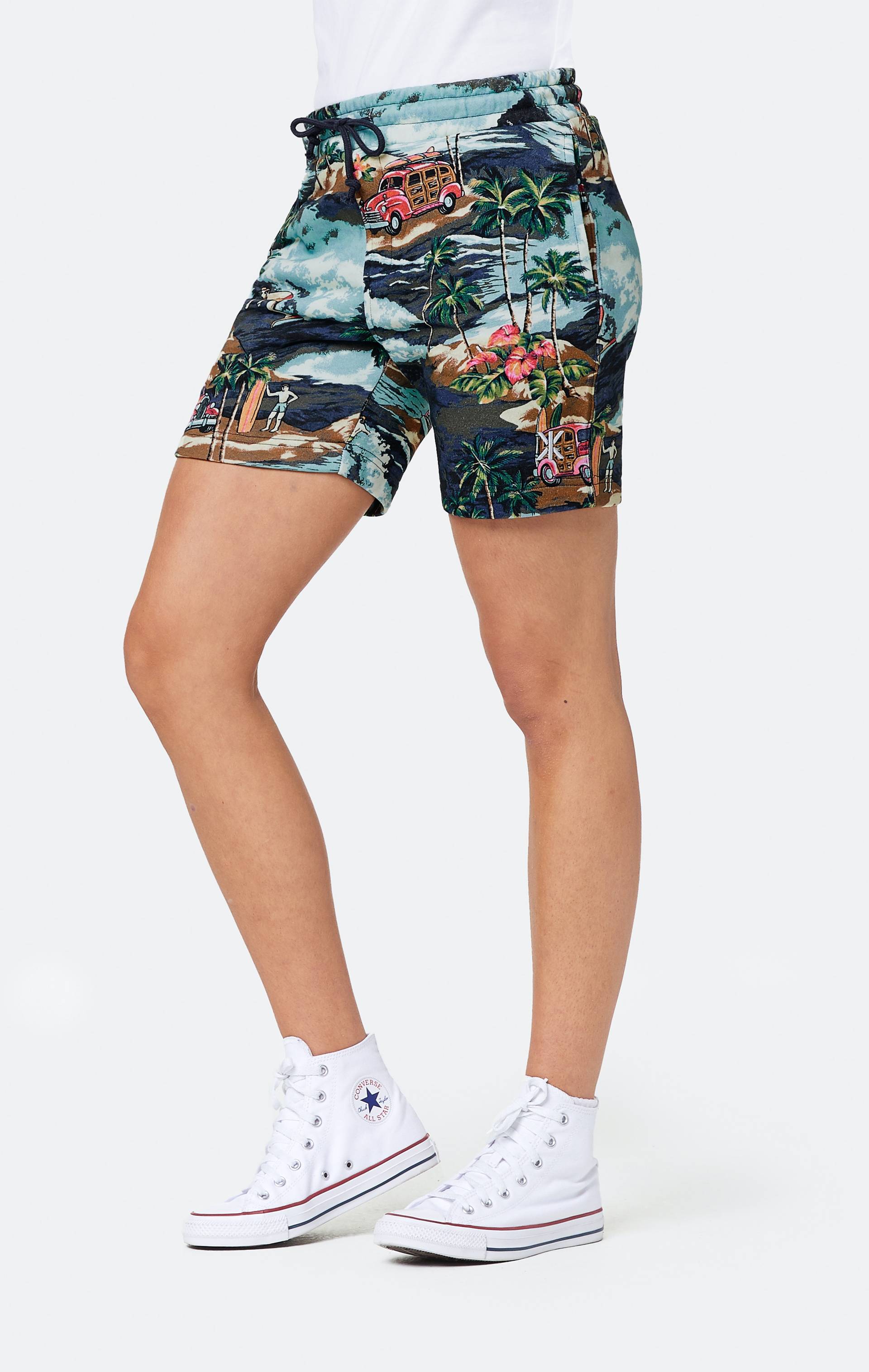 The Vintage Hawaii Shorts Blue Mix - Onepiece