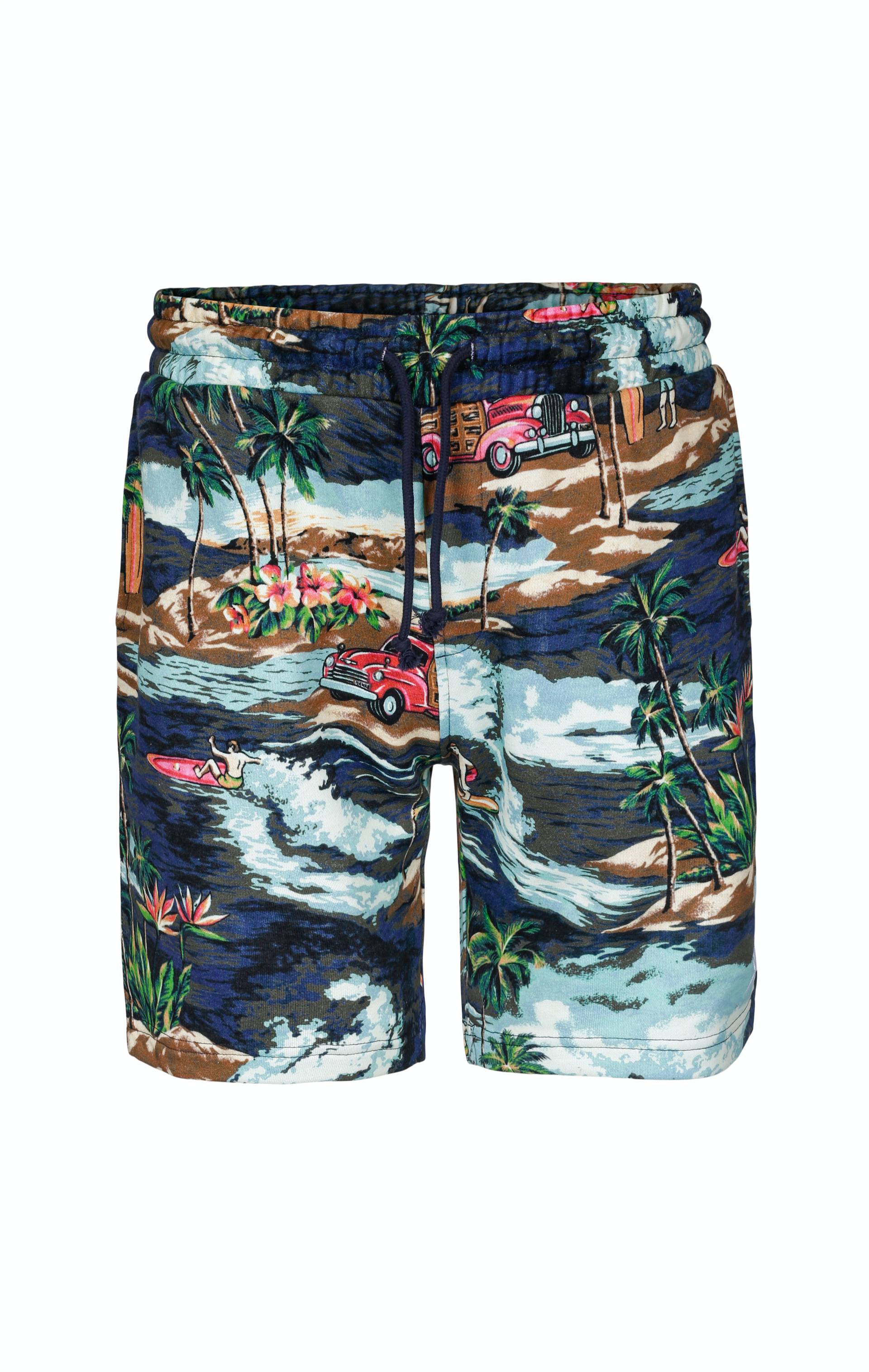 Onepiece The Vintage Hawaii Shorts Blue Mix - 1