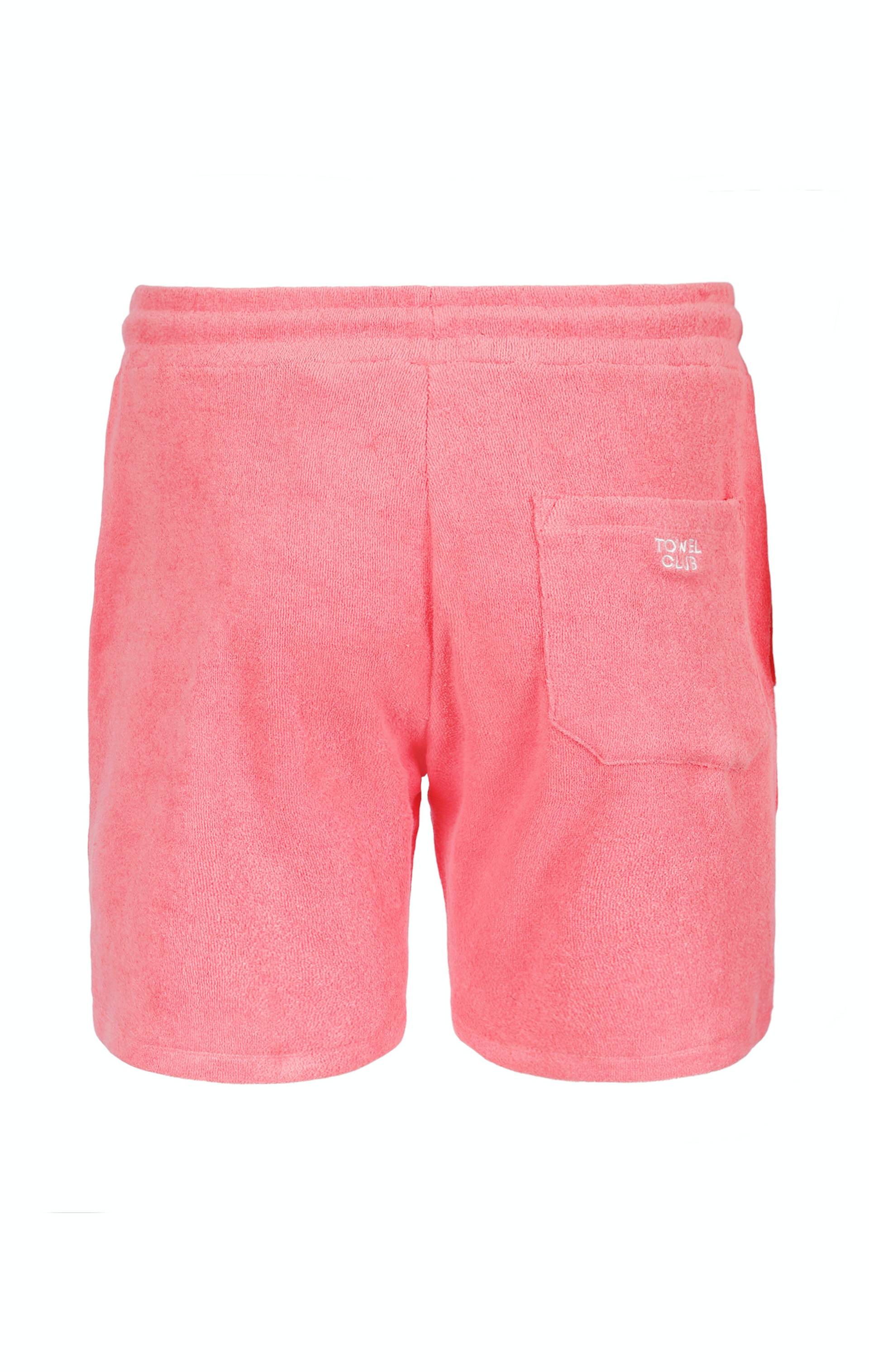 Onepiece Towel Club Shorts Coral - 11
