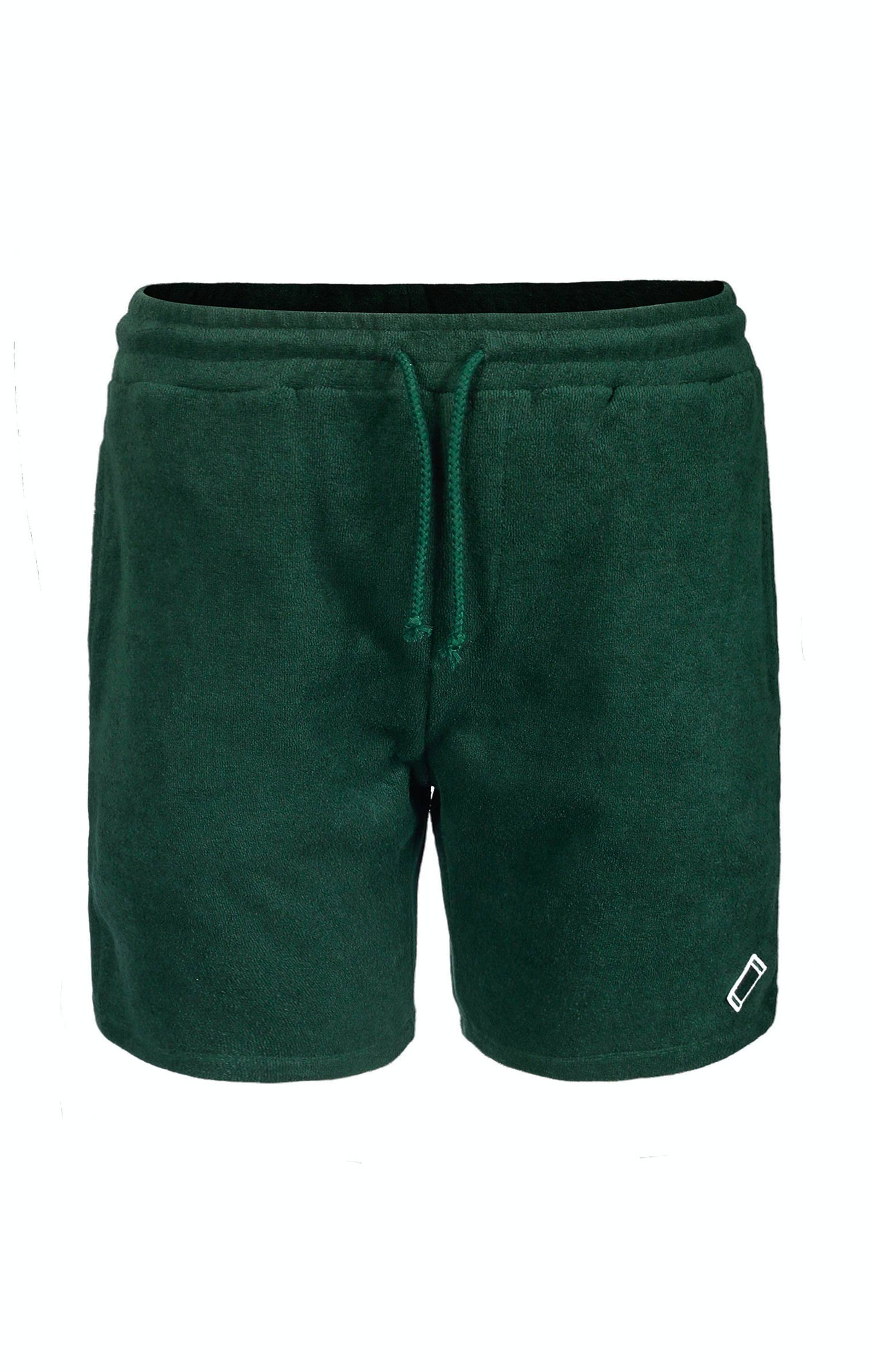 Onepiece Towel Club Shorts Green - 1