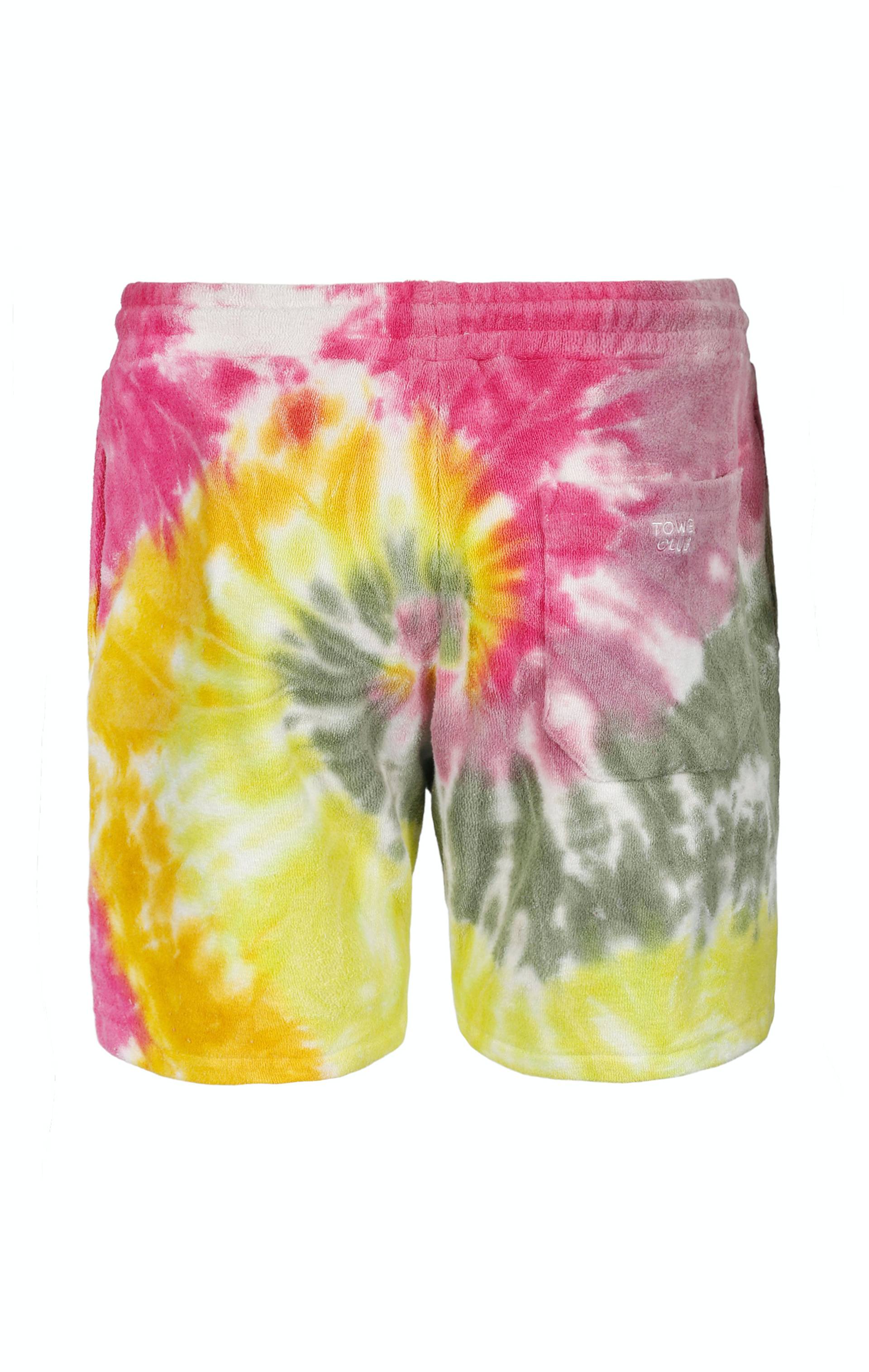 Onepiece Towel Club Shorts Multi Tie Dye - 3