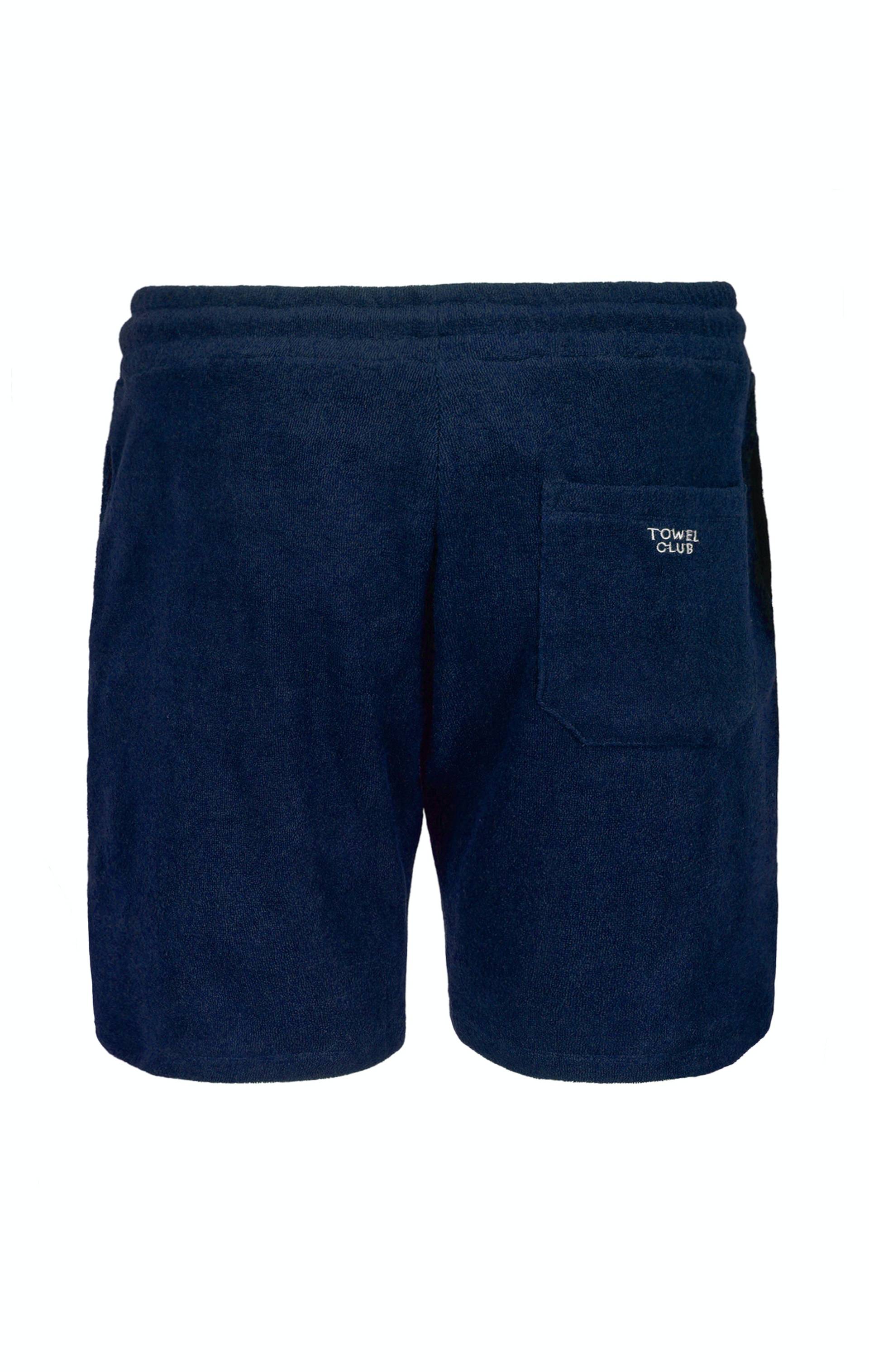 Onepiece Towel Club Shorts Navy - 12