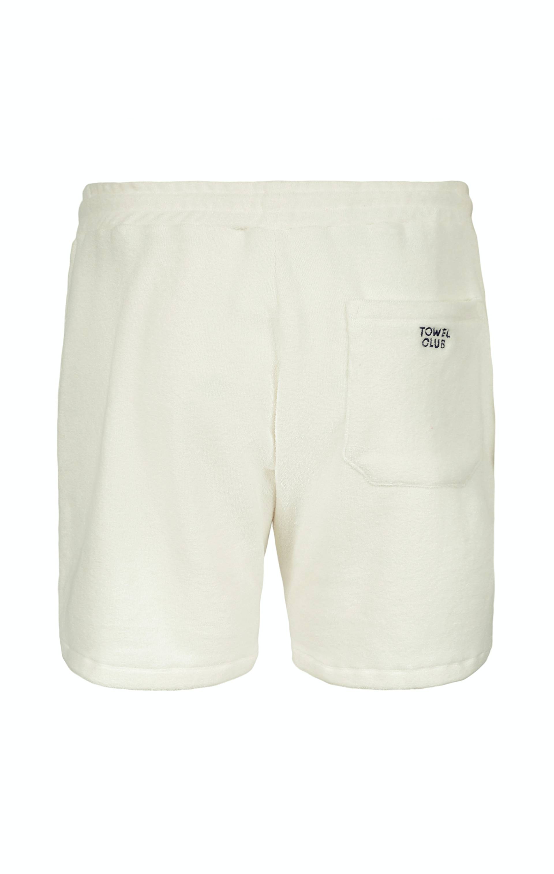 Onepiece Towel Club Shorts White - 9