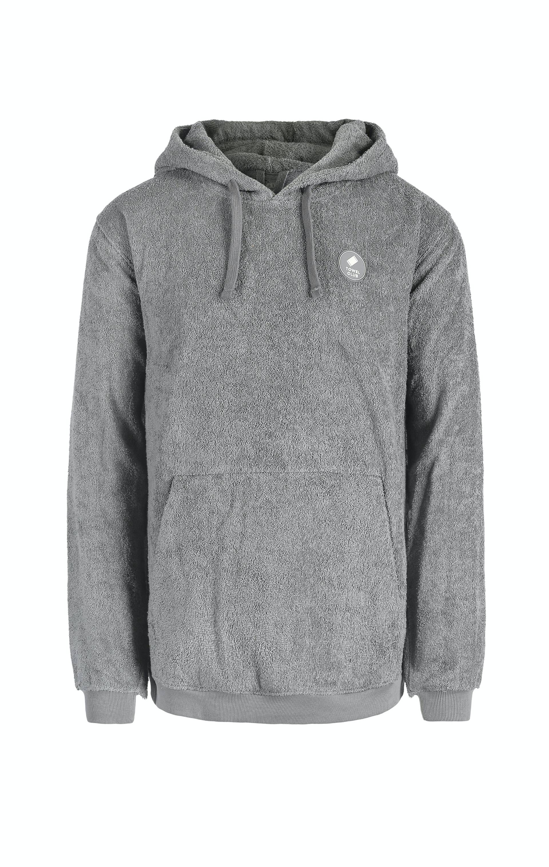 Onepiece Towel Hoodie Grey - 1