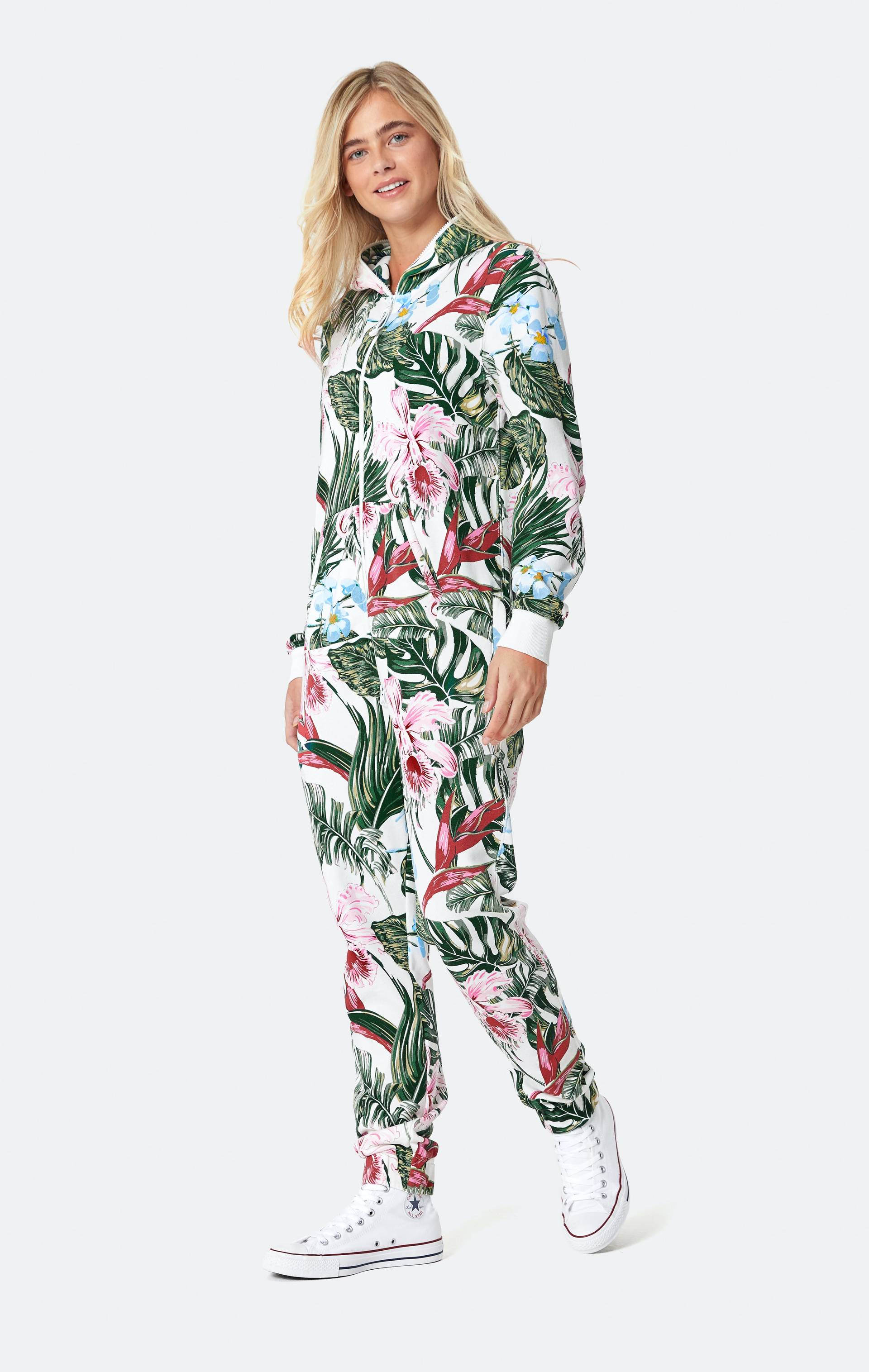 Onepiece Tropicana Jumpsuit Off-white - 5