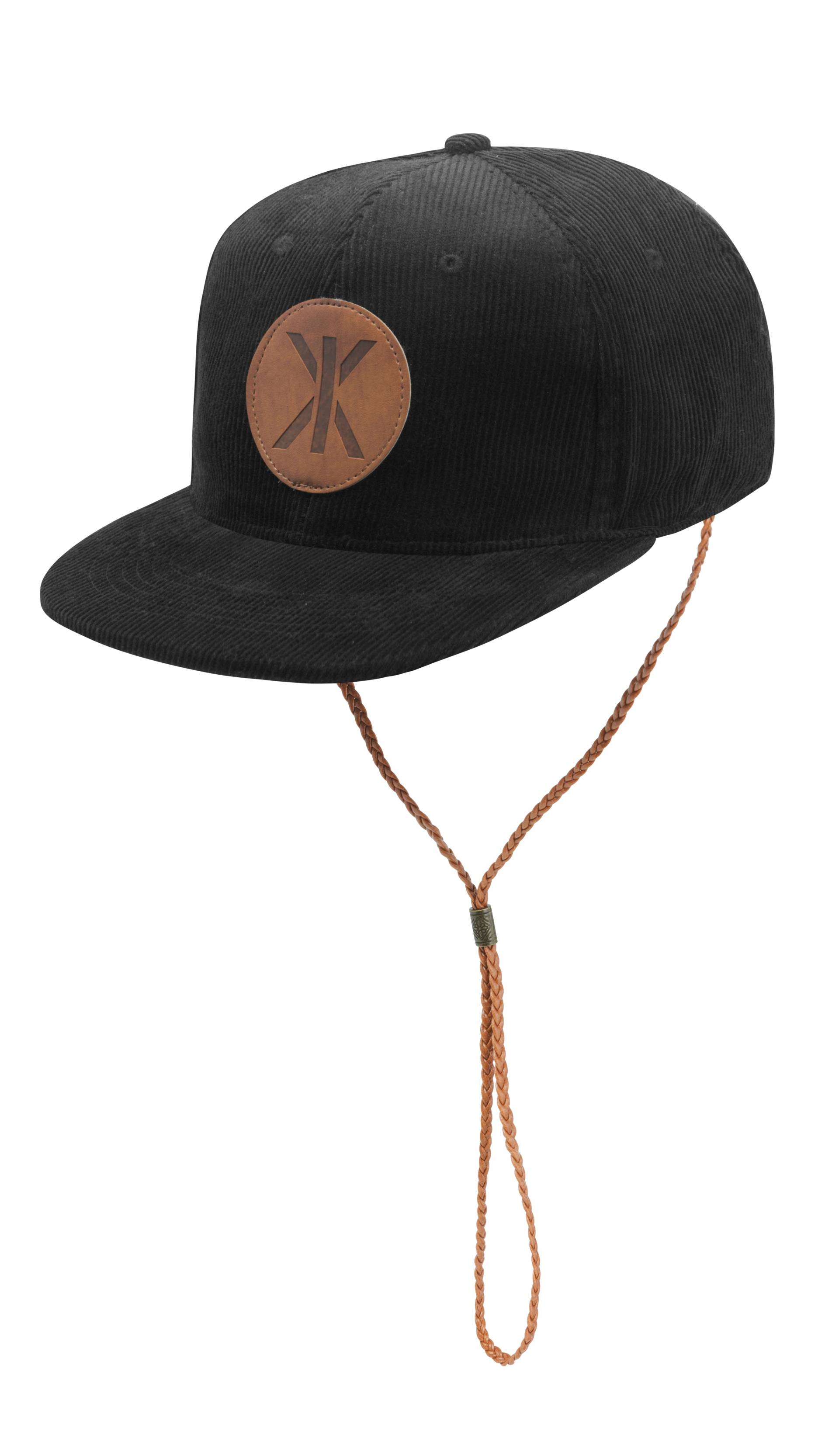 Onepiece Cord Cap Black / With String - 1