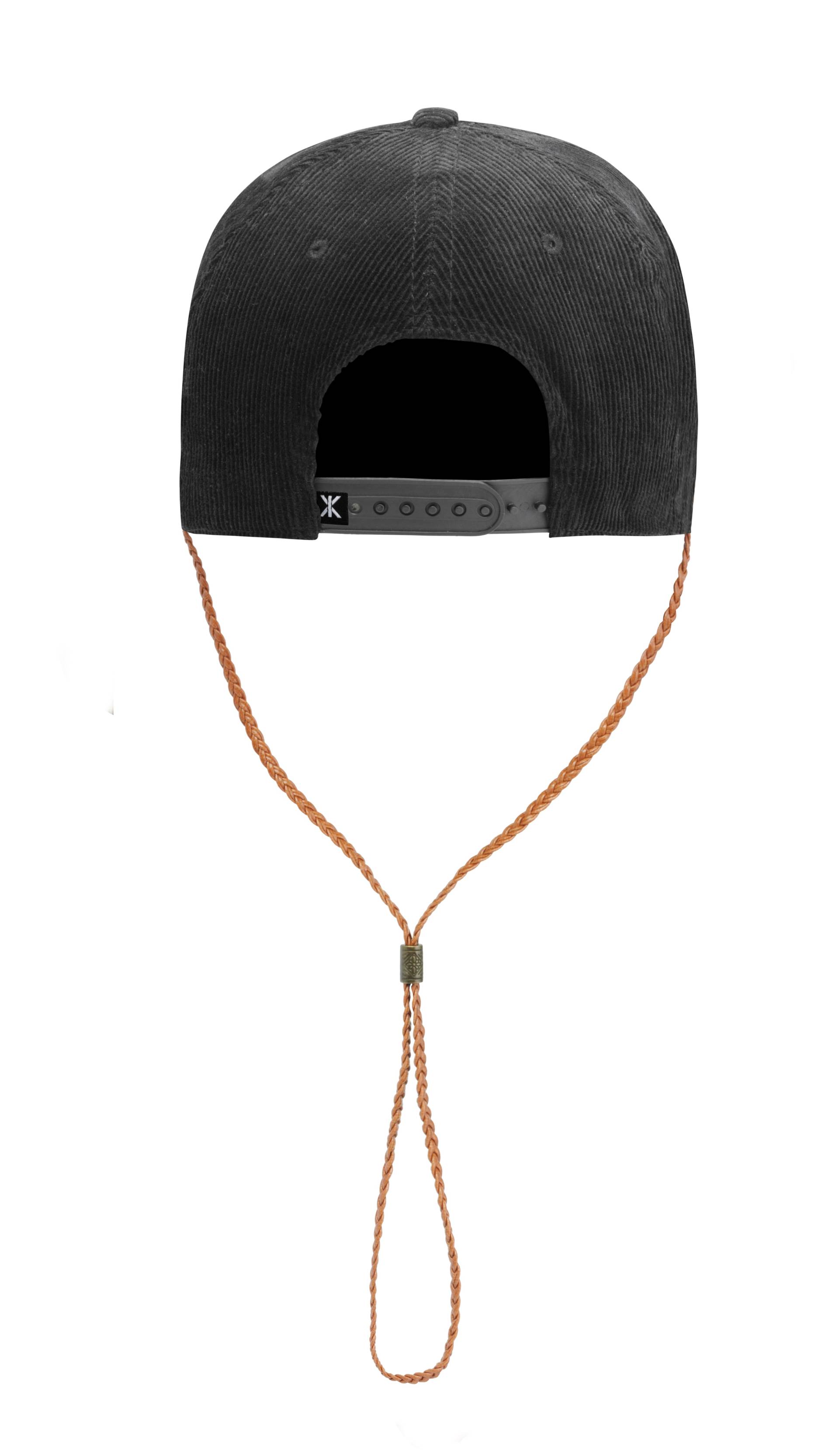 Onepiece Cord Cap Black / With String - 3