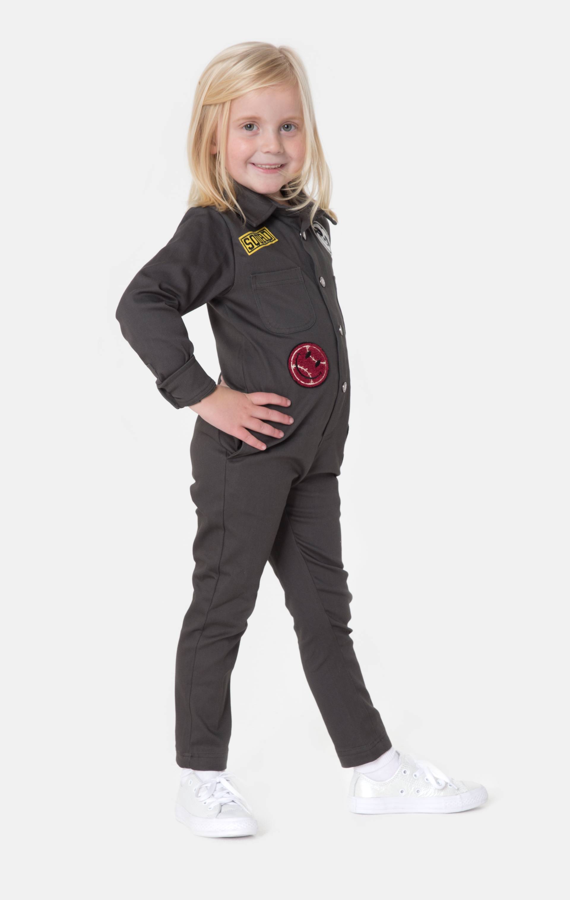 Onepiece Goals Kids Jumpsuit Army - 1