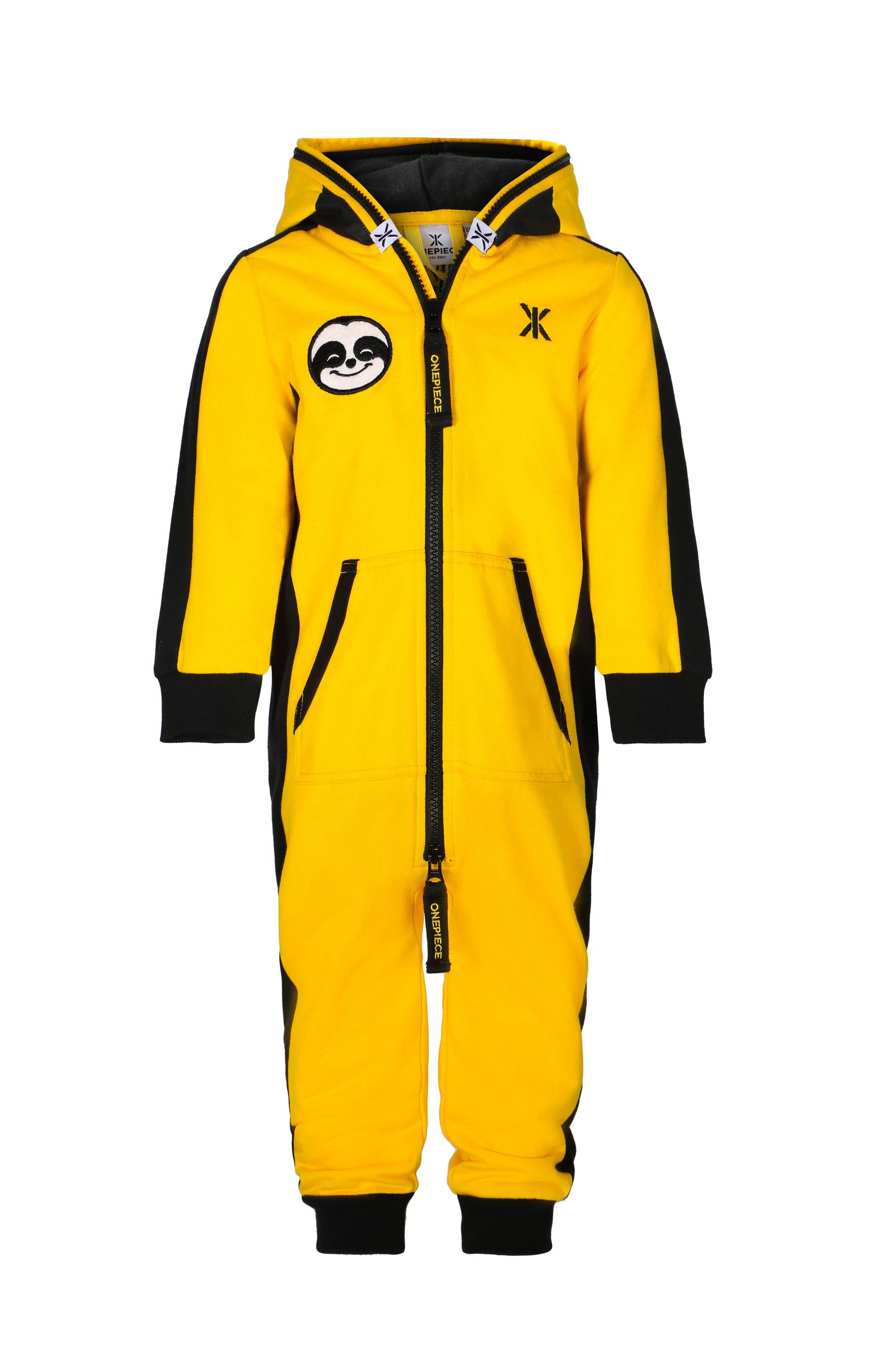 Onepiece Lazy Baby Jumpsuit Yellow - 1