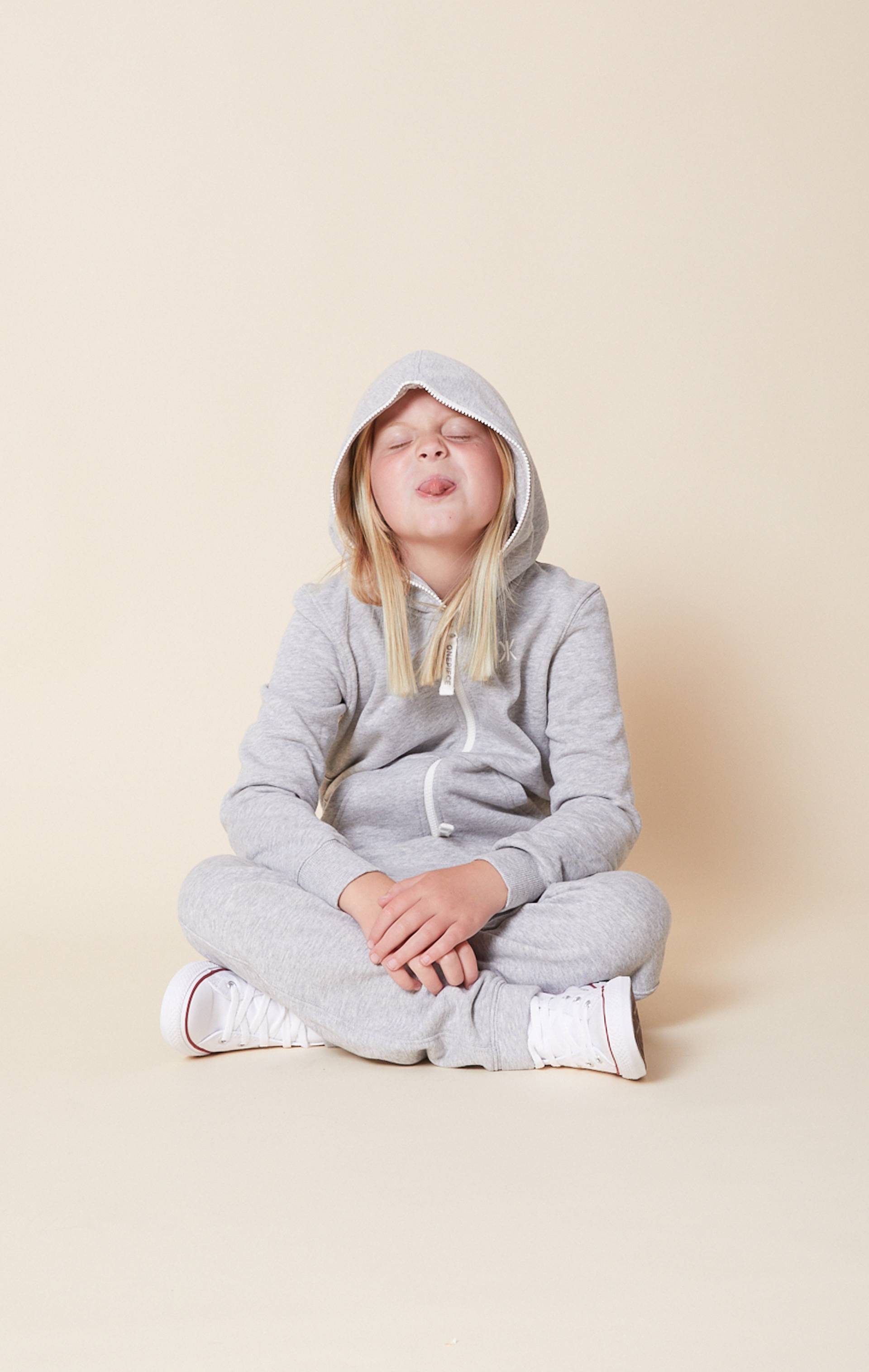 Onepiece Original Kids Onesie 2.0 Grey Melange - 4