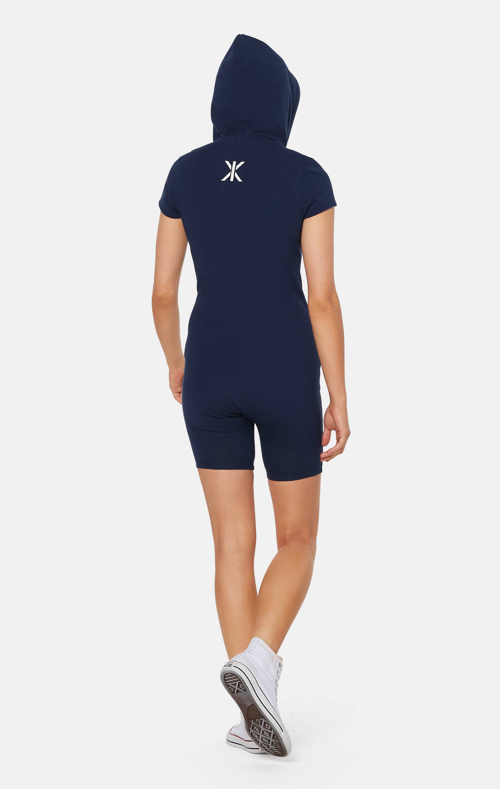 Onepiece Original Fitted Short Jumpsuit Navy - 7