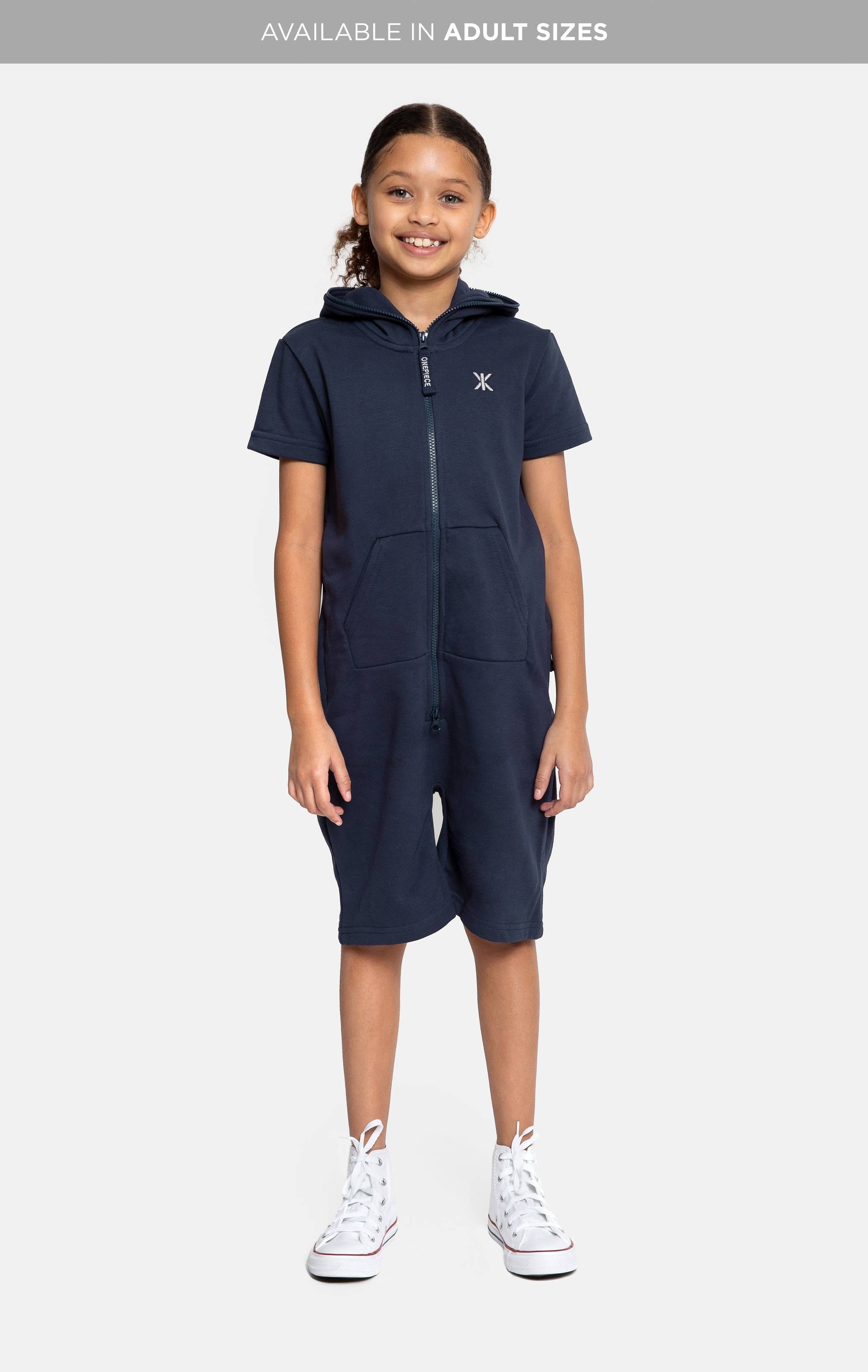 Onepiece Original Short KIDS Jumpsuit Navy - 1