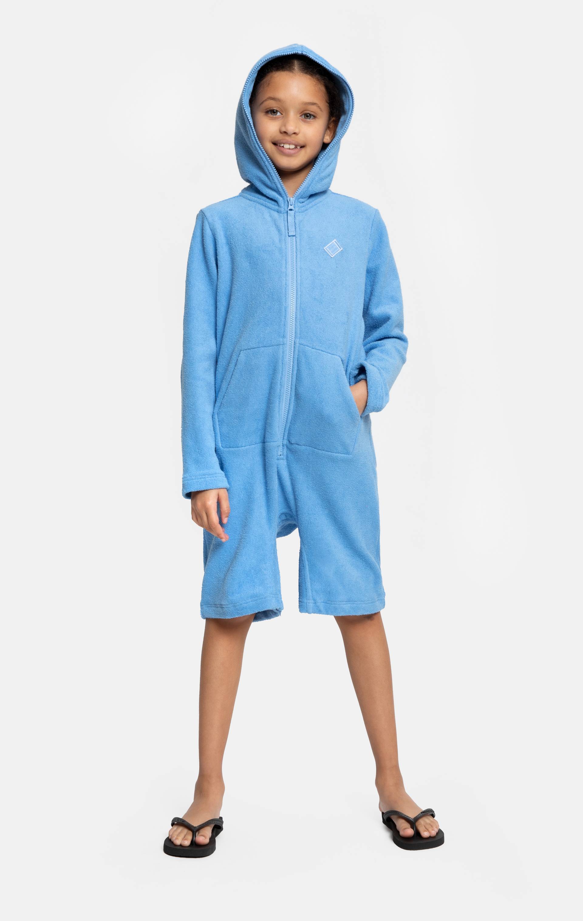 Onepiece Towel Club Short KIDS Jumpsuit Mid Blue - 6