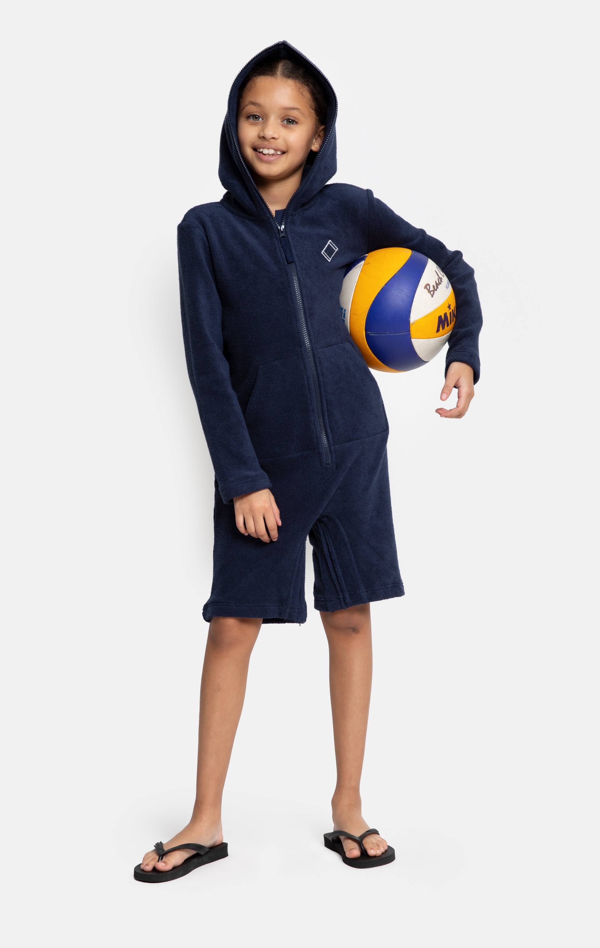 Onepiece Towel Club Short KIDS Jumpsuit Navy - 5