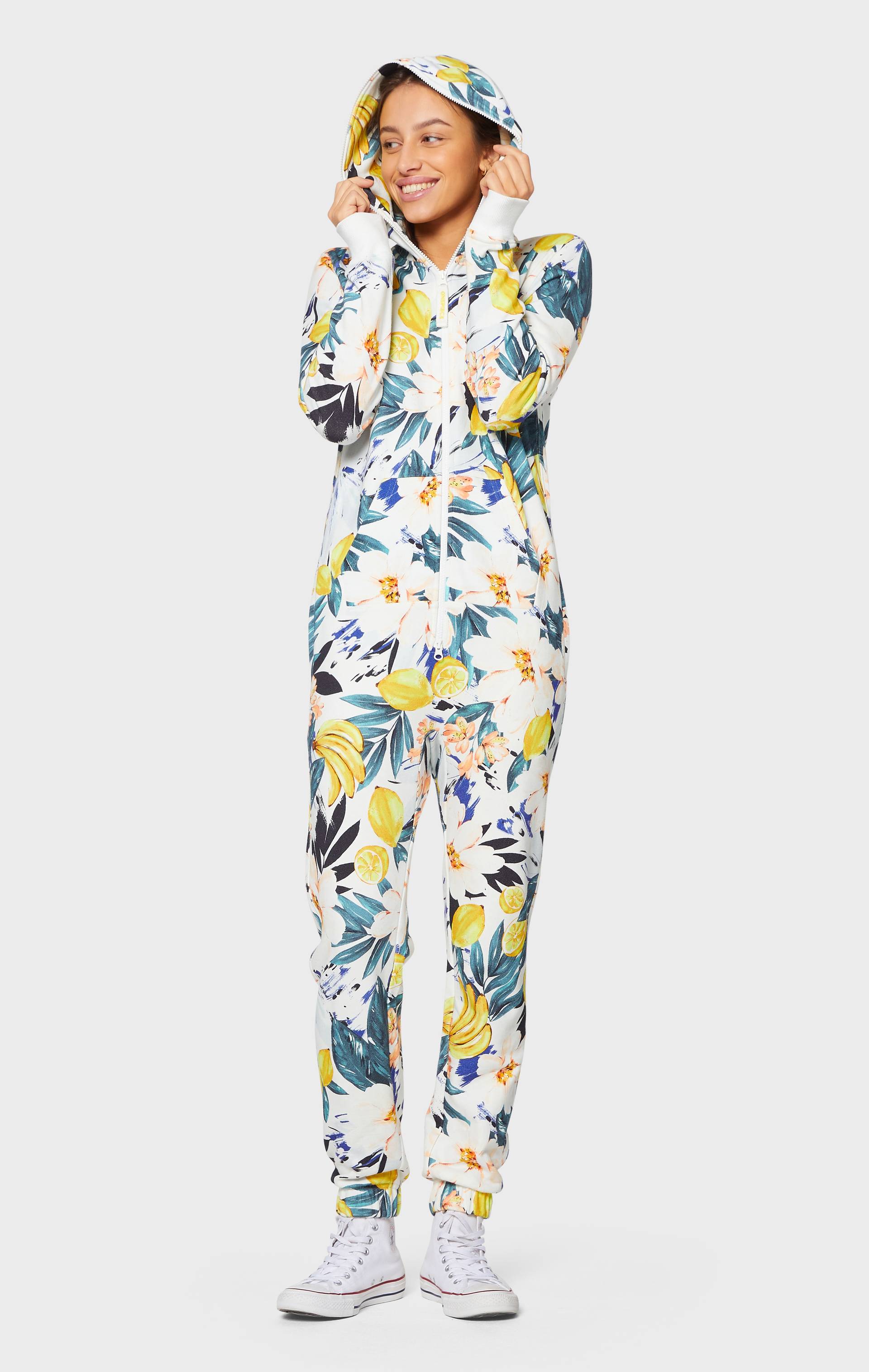 Onepiece Bananas Jumpsuit Off White - 14