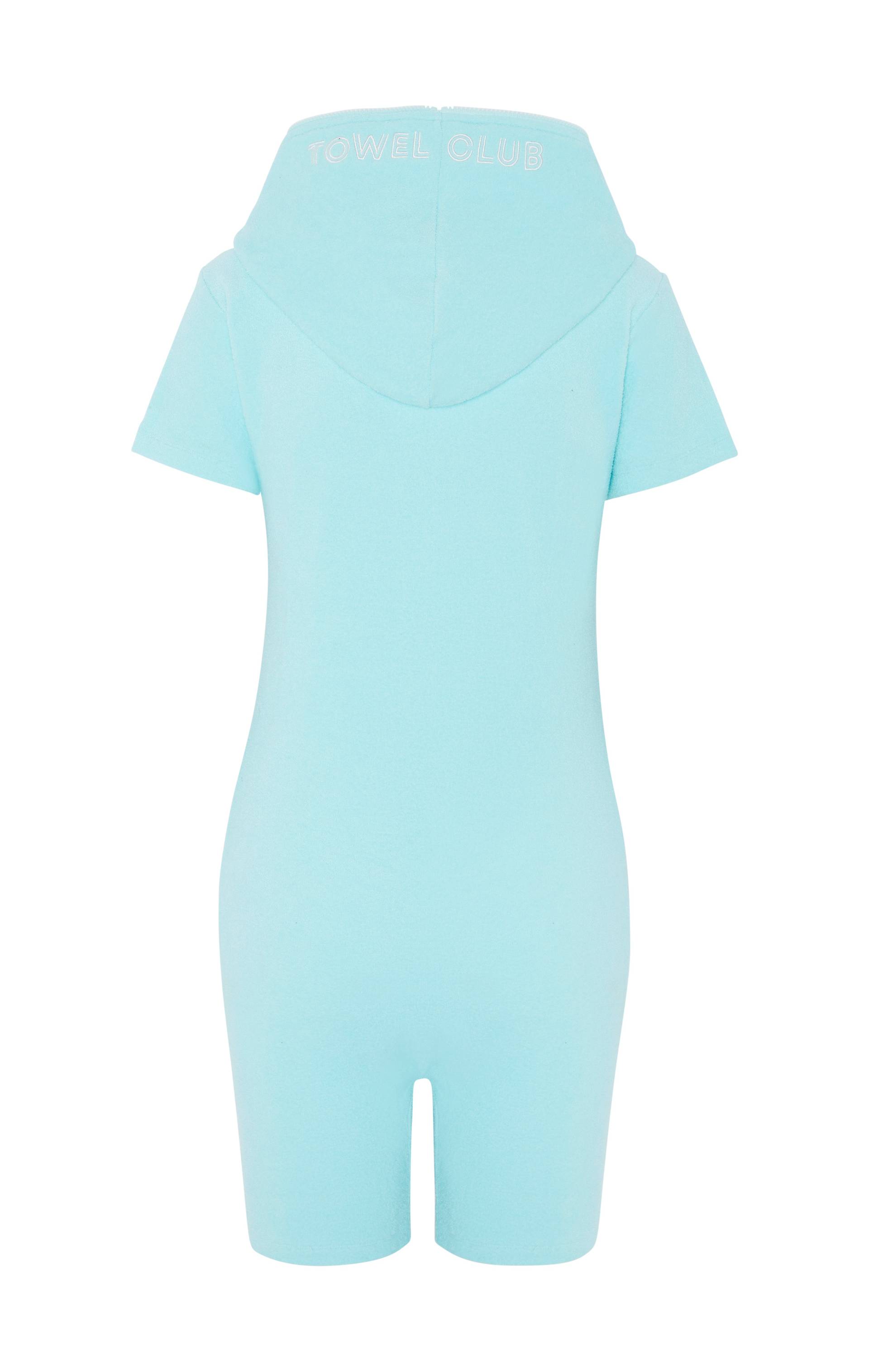 Onepiece Towel Club Fitted Short Jumpsuit Mint - 2
