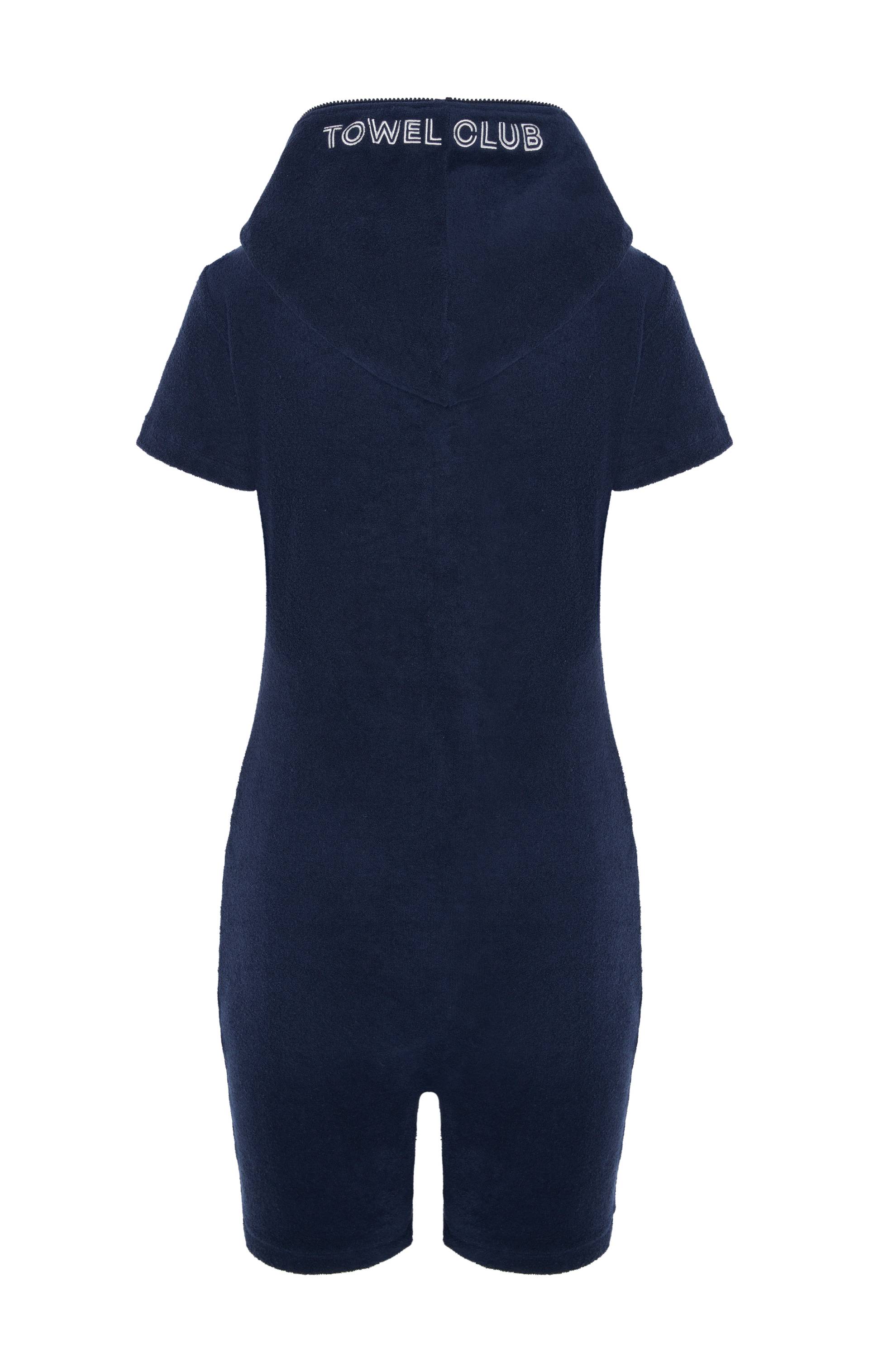 Onepiece Towel Club Fitted Short Jumpsuit Navy - 2