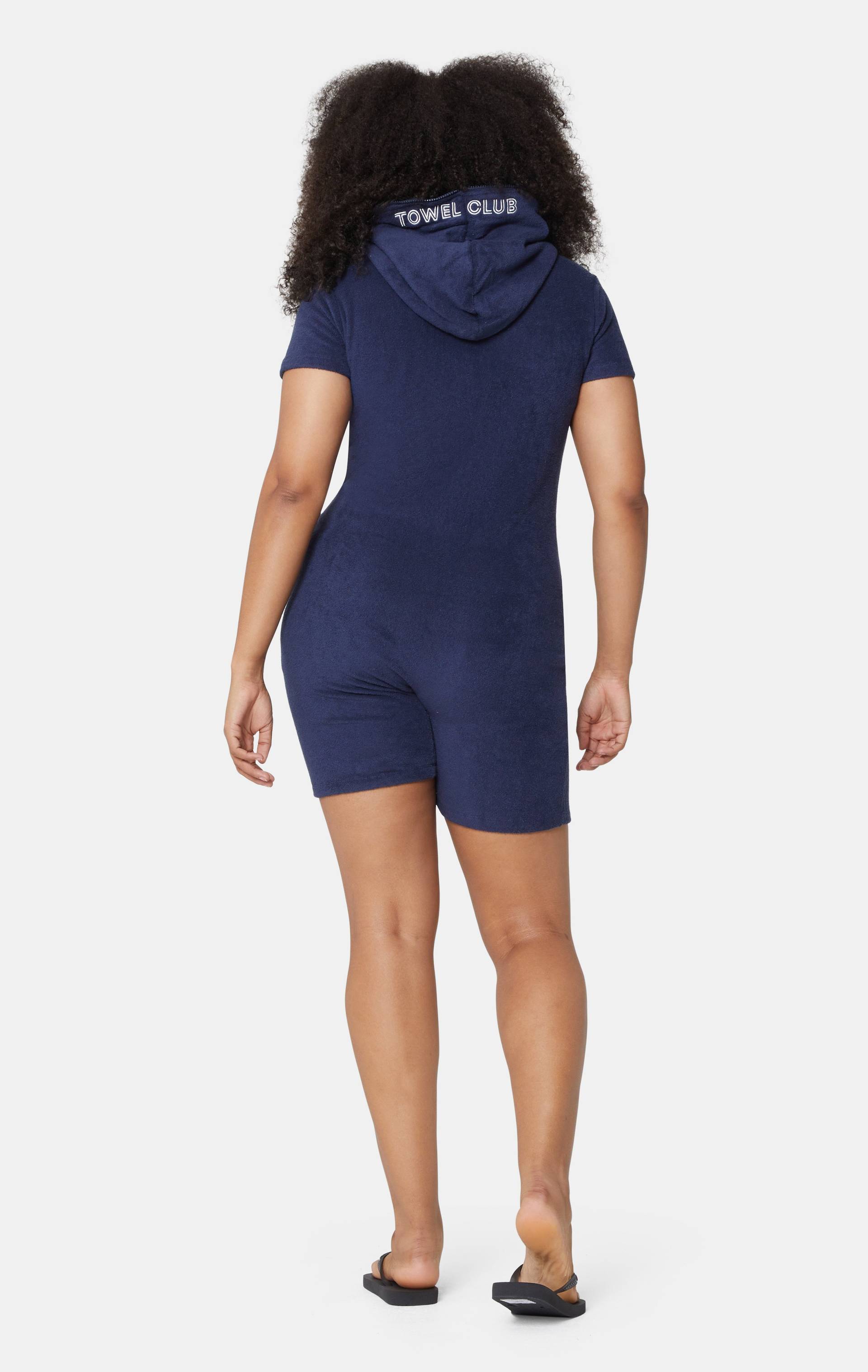 Onepiece Towel Club Fitted Short Jumpsuit Navy - 10