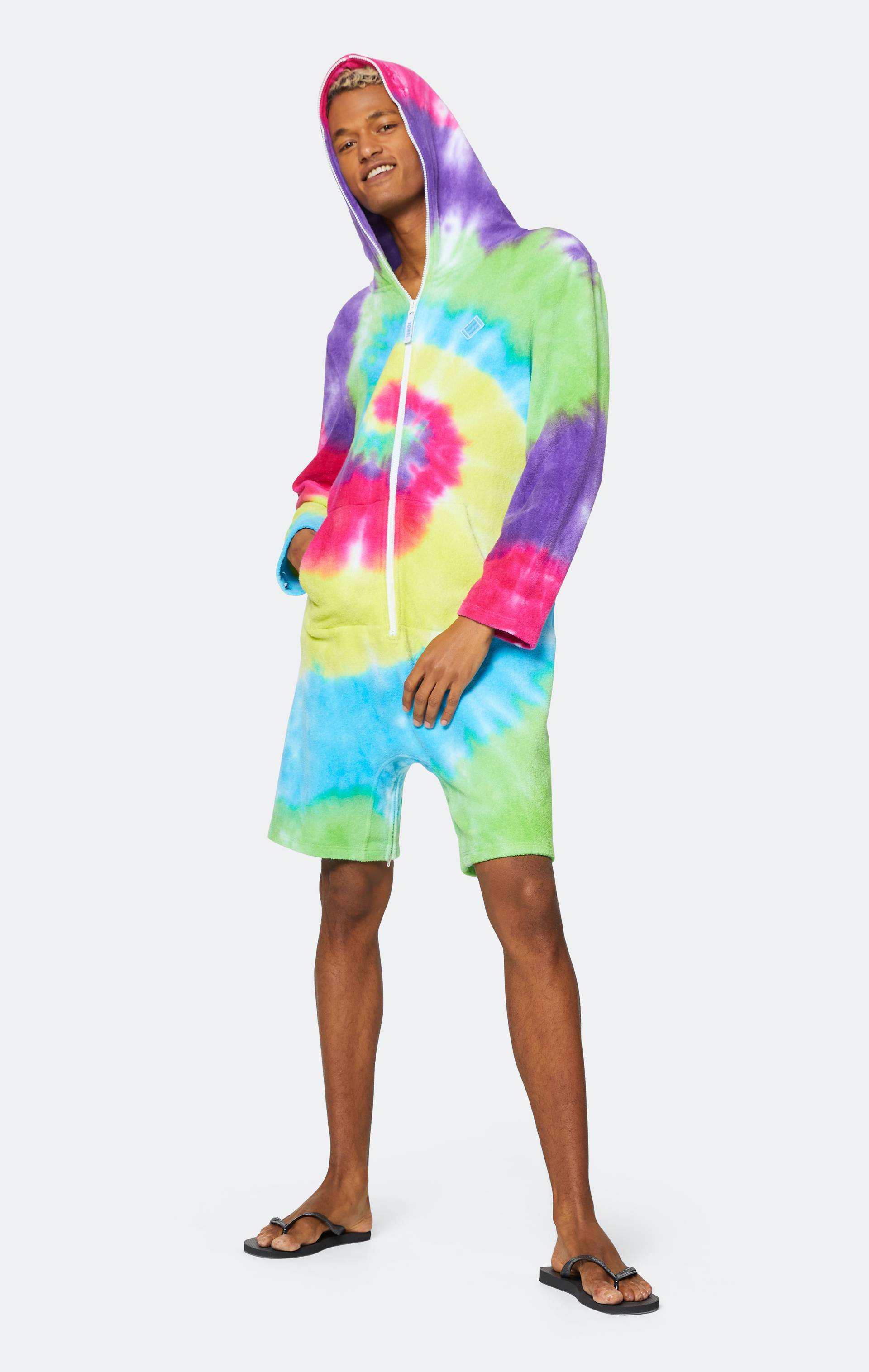 Onepiece Towel Club X Onepiece Towel Jumpsuit Multi Tie Dye - 8