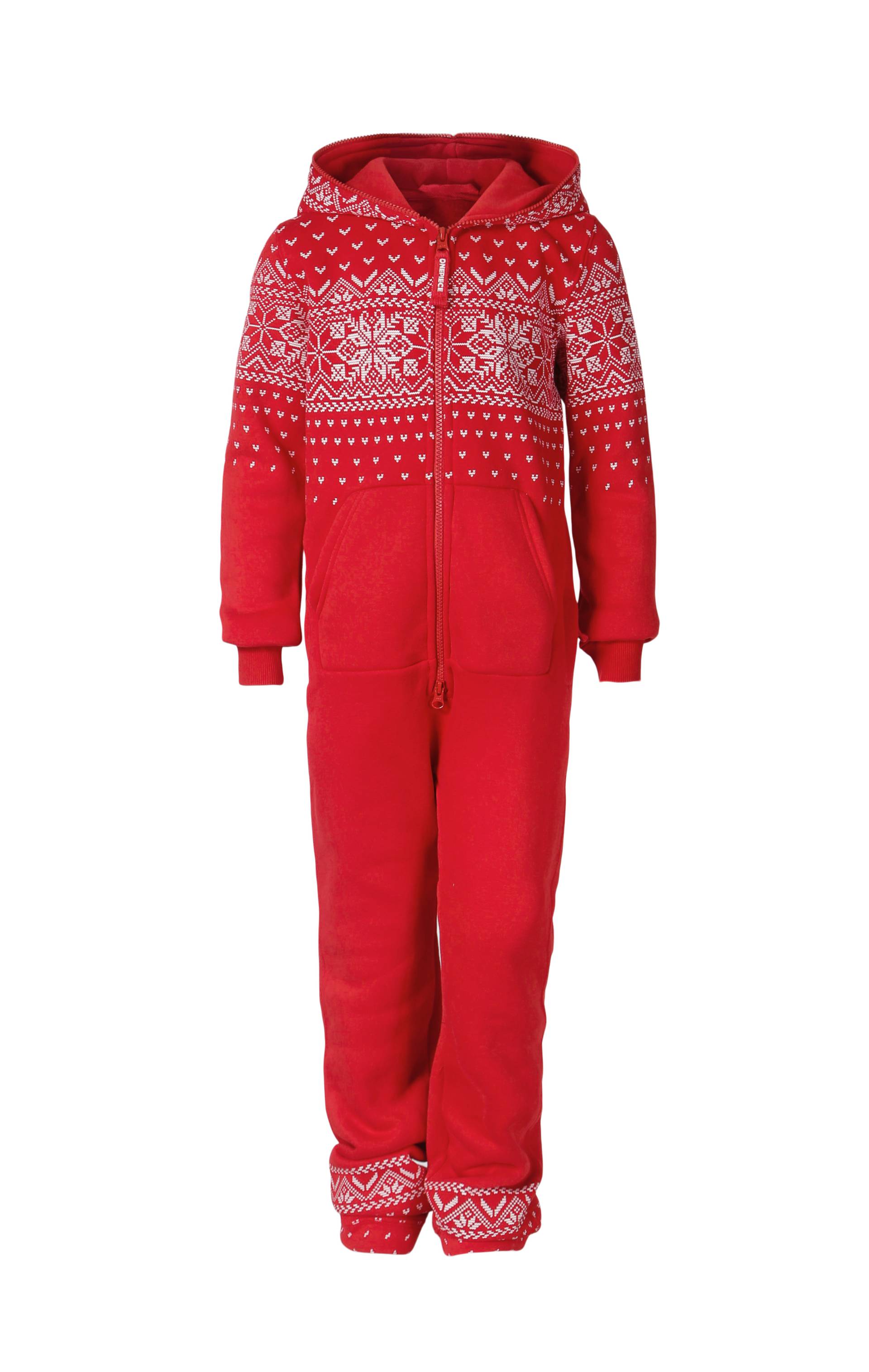Onepiece Alpine Kids Jumpsuit Red - 9